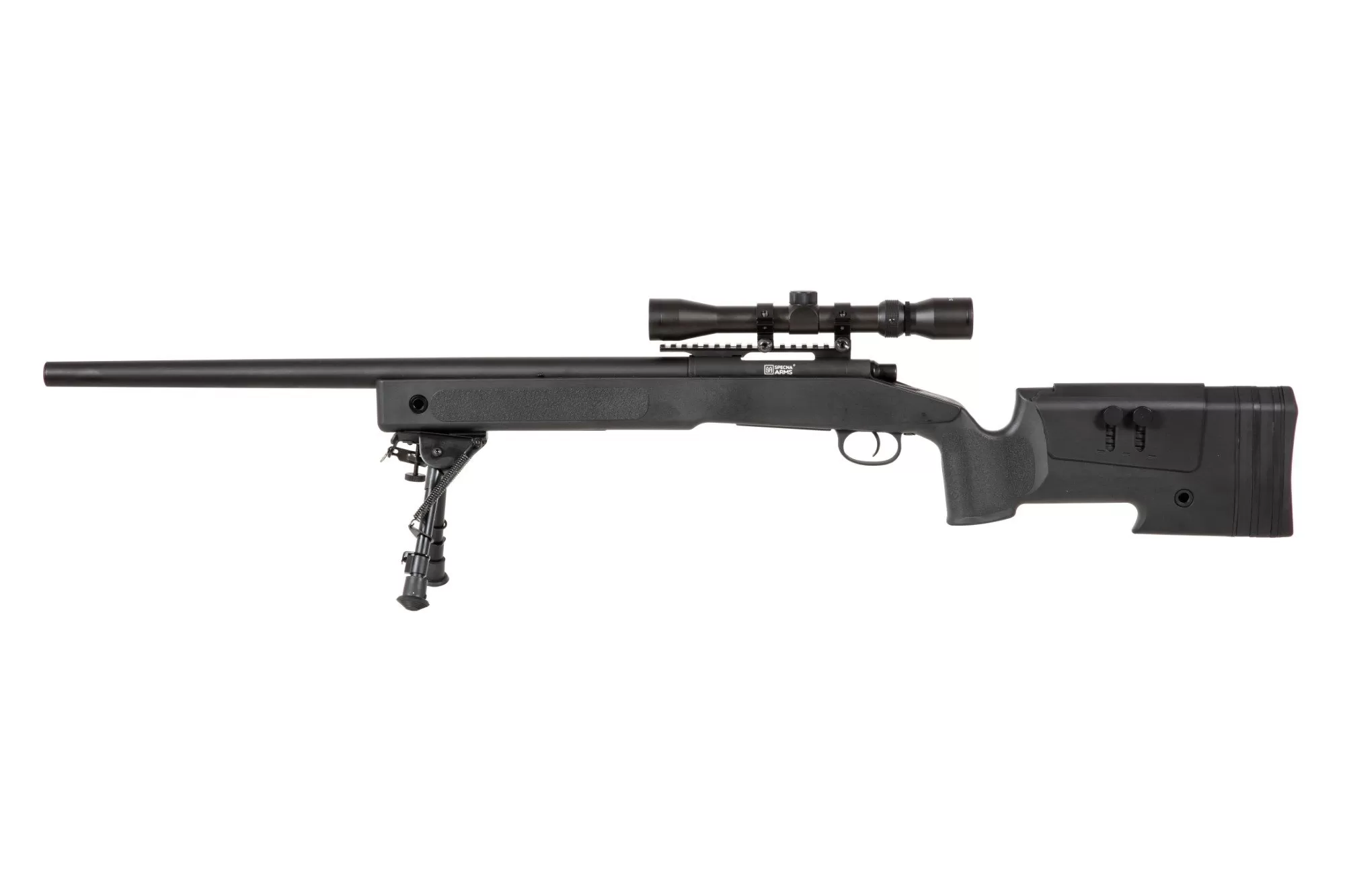 Airsoftová puška s optikou a dvojnožkou SA-S02 CORE™ - černá
