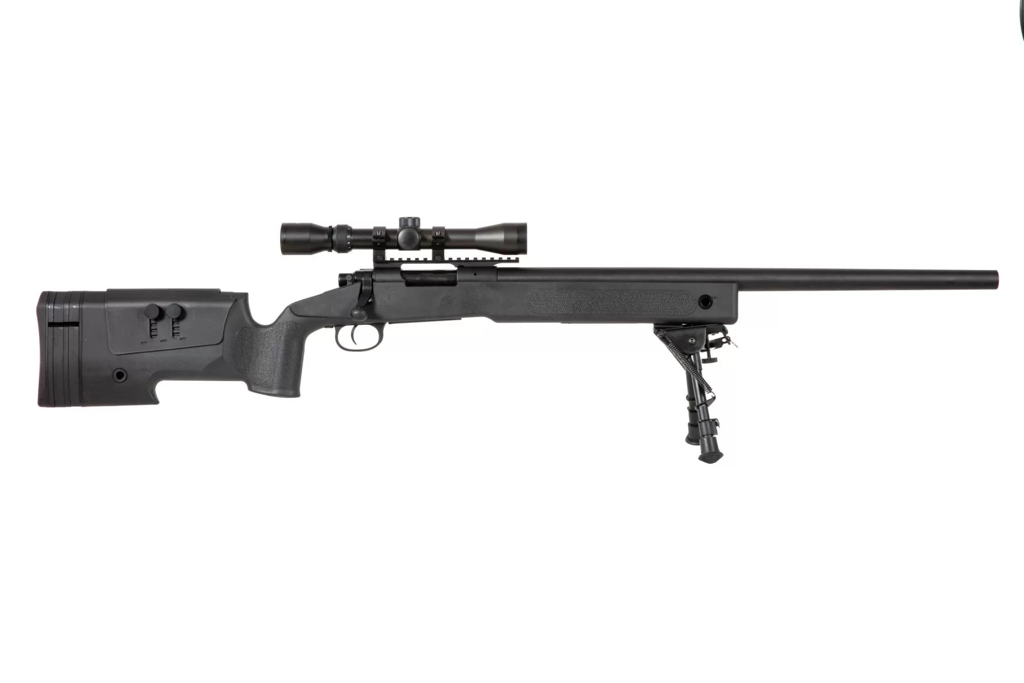 Airsoftová puška s optikou a dvojnožkou SA-S02 CORE™ - černá