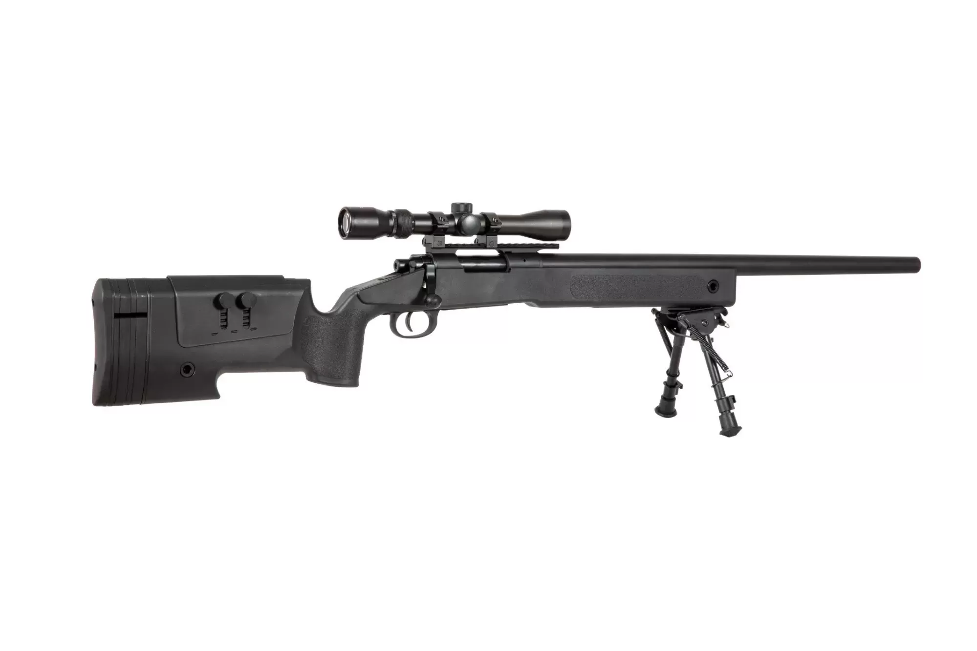 Airsoftová puška s optikou a dvojnožkou SA-S02 CORE™ - černá