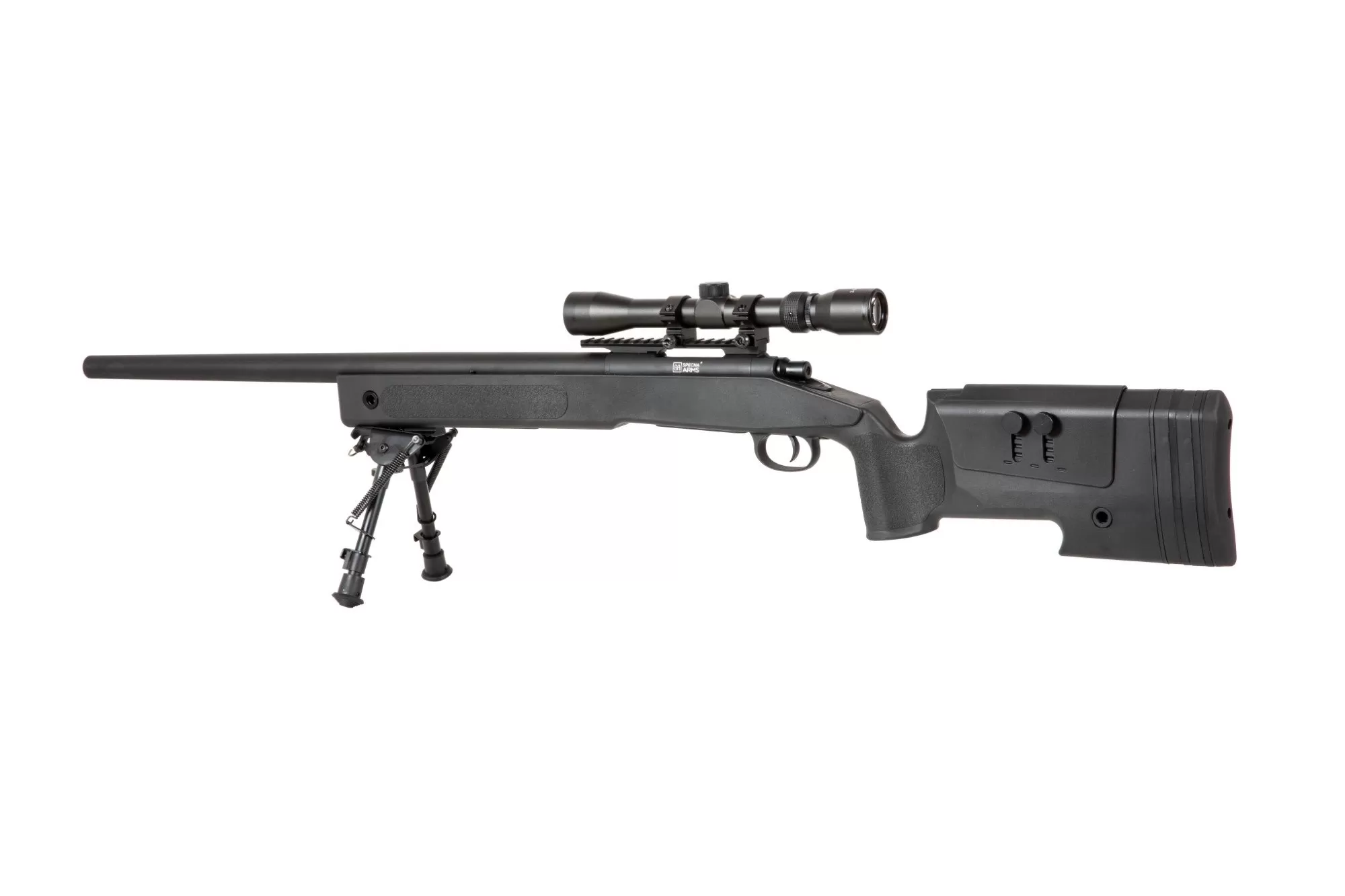 Airsoftová puška s optikou a dvojnožkou SA-S02 CORE™ - černá