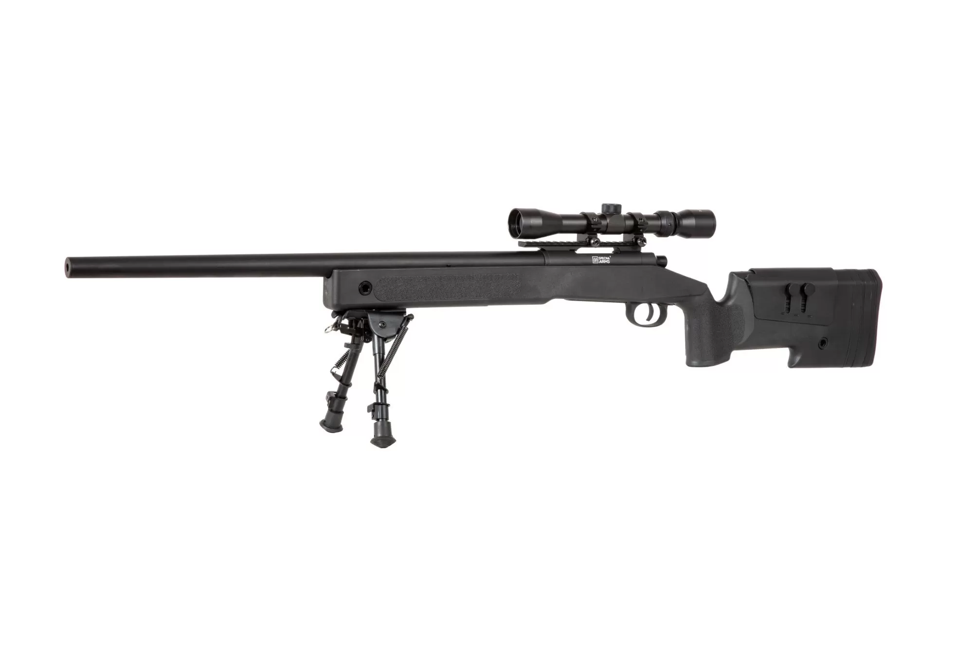 Airsoftová puška s optikou a dvojnožkou SA-S02 CORE™ - černá