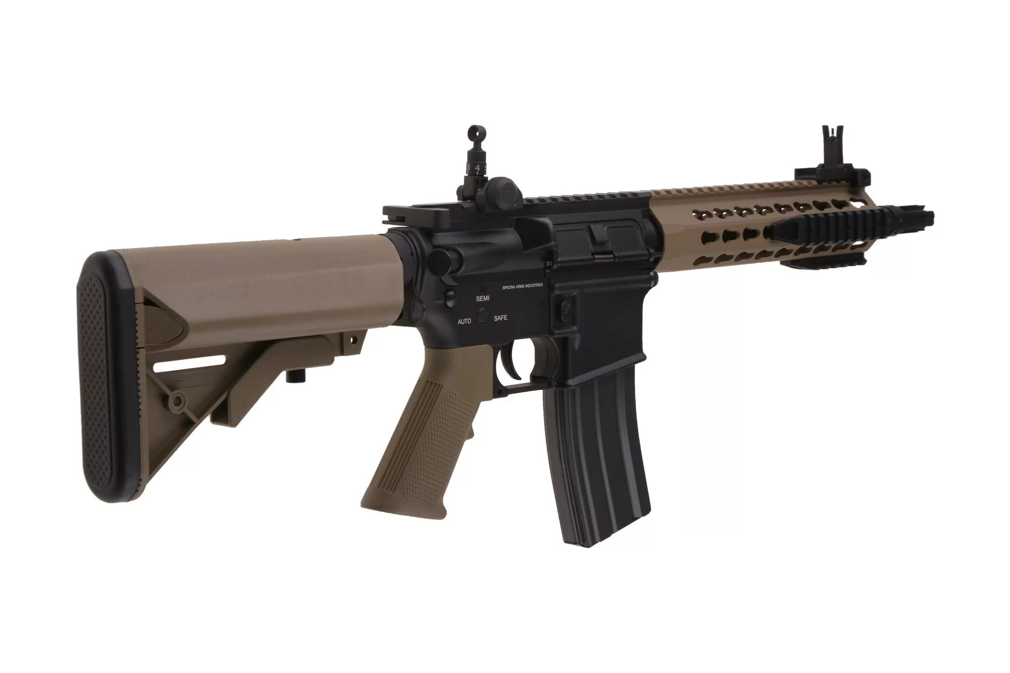 Airsoftová zbraň SA-B12 ONE™ KeyMod 8" SAEC™ System - Half Tan