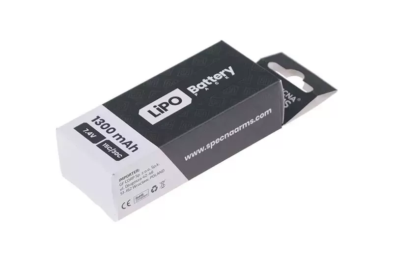 7,4V 1300mAh 15/30C LiPo baterie