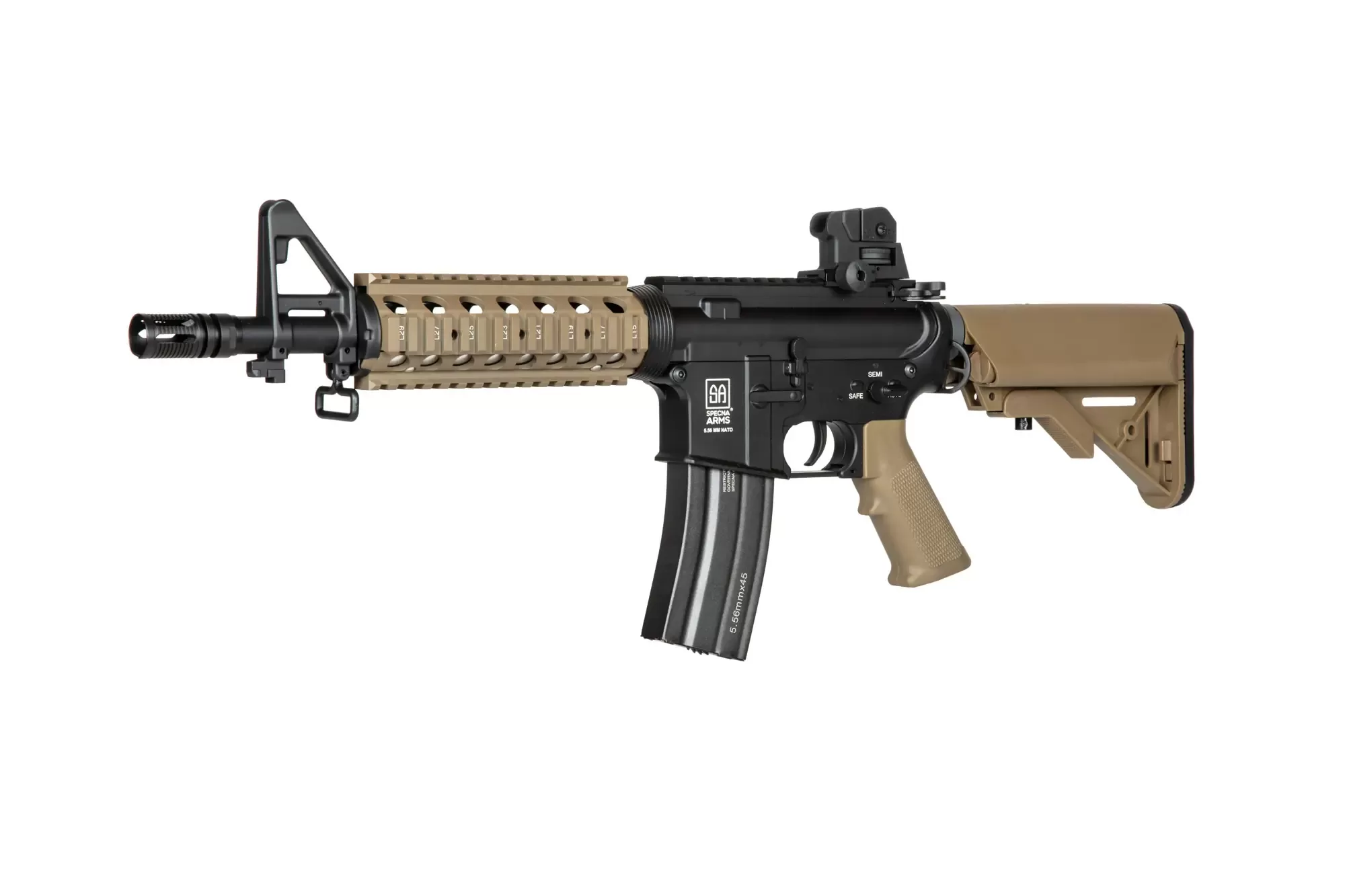 Airsoftová puška Specna Arms SA-B02 ONE™ Kestrel™ ETU - Half-Tan