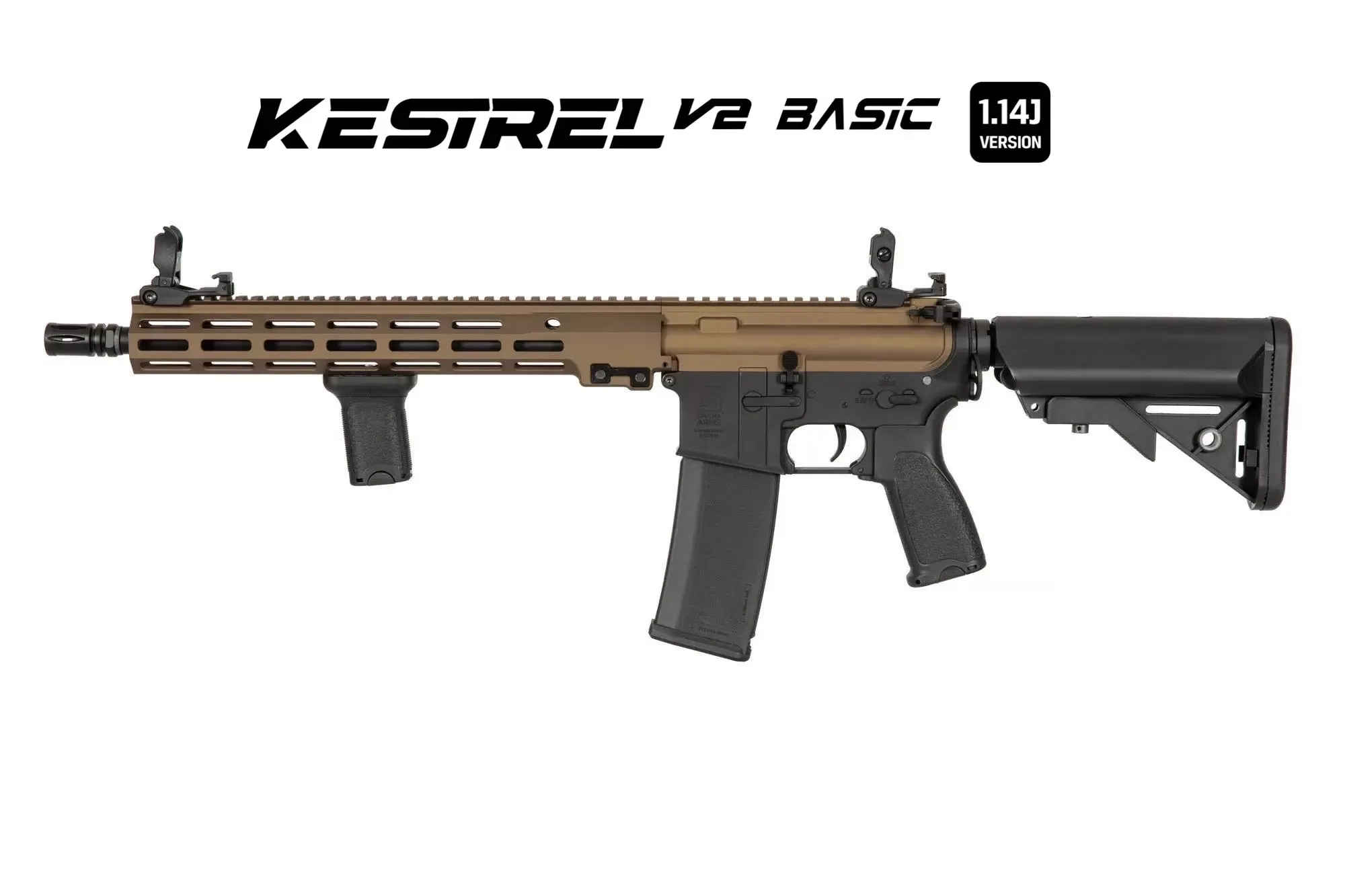 Airsoftová puška Specna Arms SA-E22 EDGE™ Kestrel™ ETU 1.14 J - Chaos Bronze