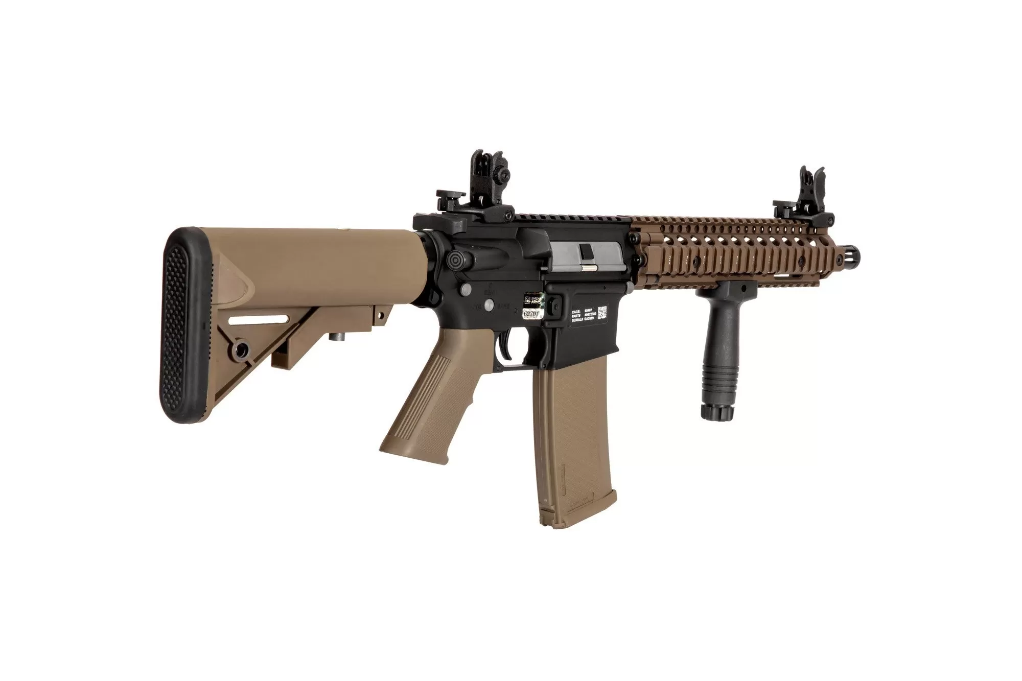 Airsoftová puška Specna Arms Daniel Defense® MK18 SA-E19 EDGE™ Kestrel™ ETU 1.14 J Chaos Bronze