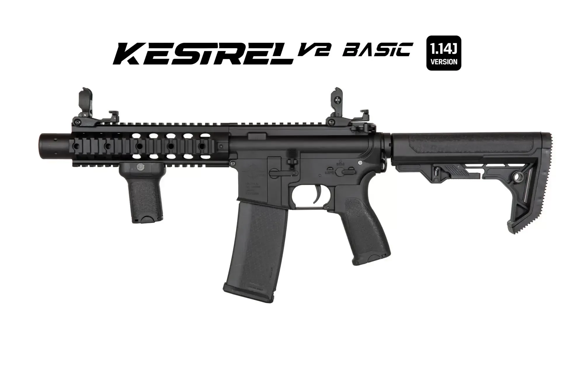 Airsoftová puška Specna Arms SA-E05 EDGE™ Kestrel™ ETU 1.14 J Light Ops Stock - černá