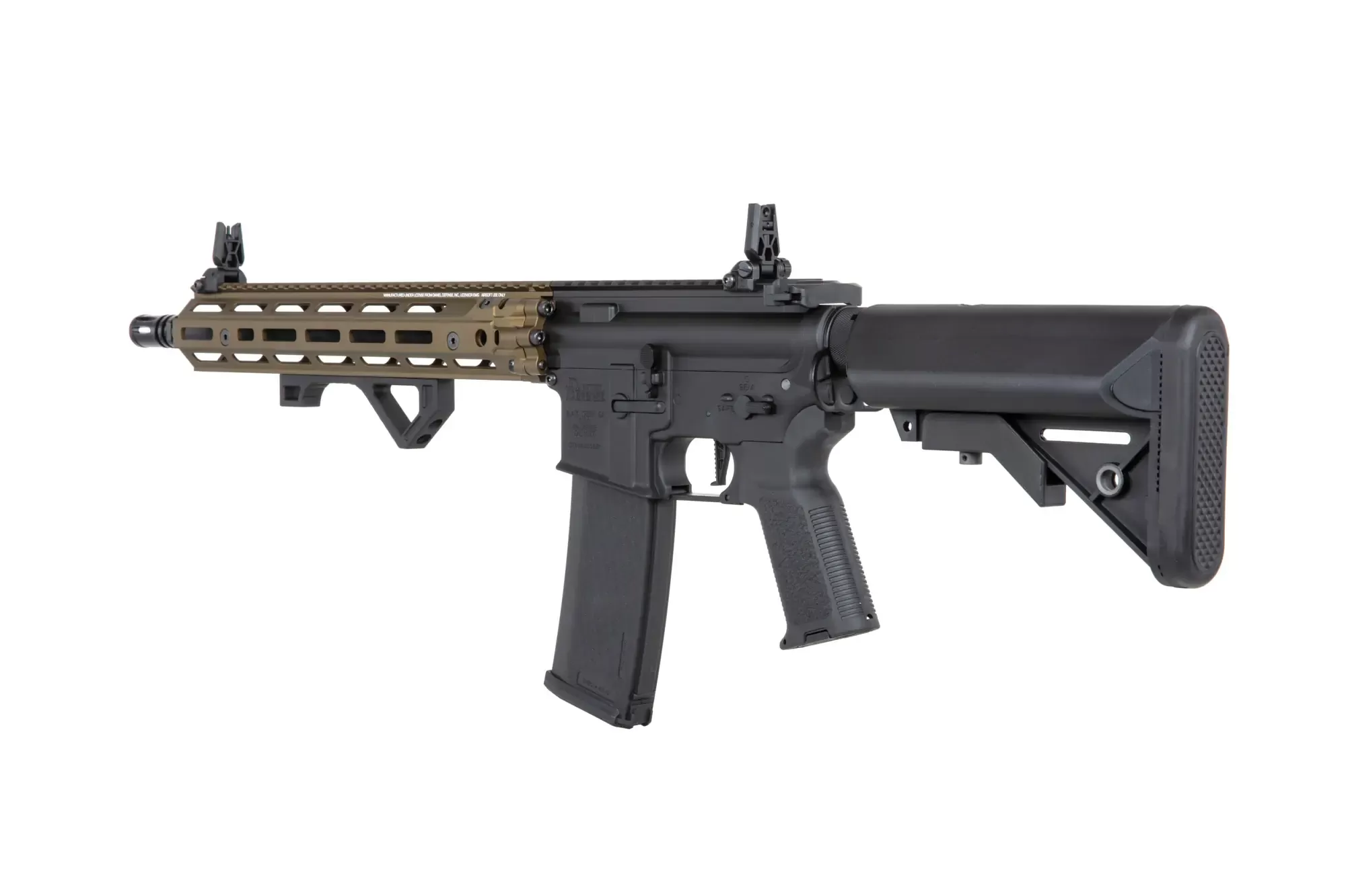 Airsoftová puška Specna Arms Daniel Defense® RIS III 12,5'' SA-P28 Prime™ Aster II ETU s bezkartáčovým motorem - Chaos Bronze
