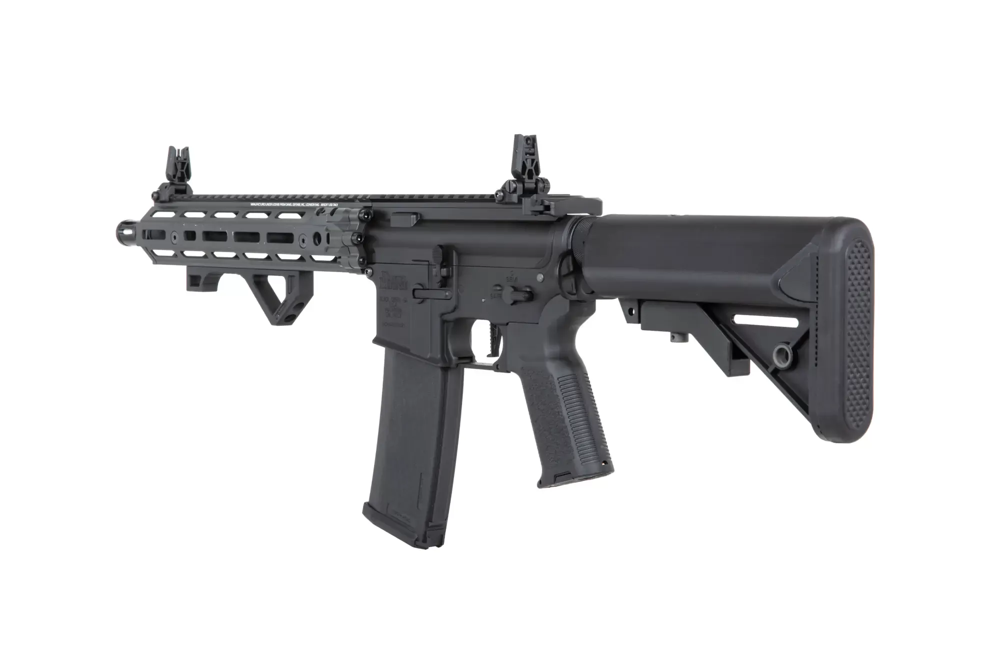 Airsoftová puška Specna Arms Daniel Defense® RIS III 10,5'' SA-P27 PRIME™ Aster II ETU s bezkartáčovým motorem - šedá