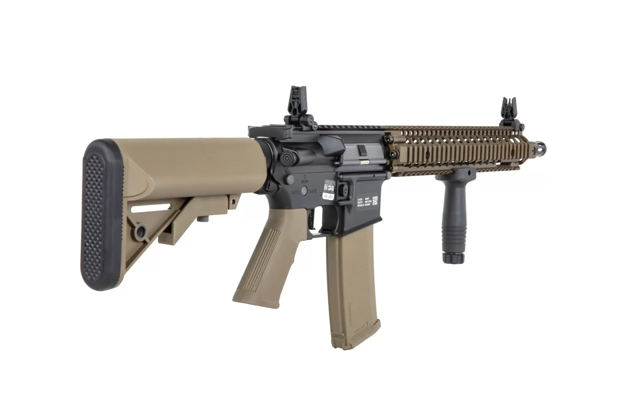 Airsoftová puška Specna Arms Daniel Defense® MK18 SA-P26 Prime™ Aster II ETU s bezkartáčovým motorem - Chaos Bronze