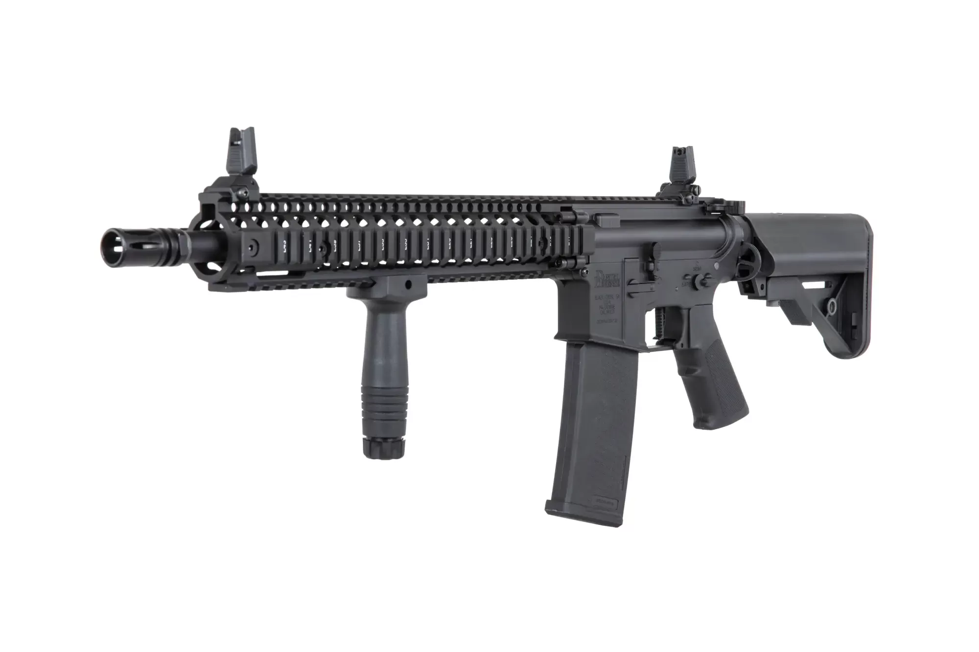 Airsoftová puška Specna Arms Daniel Defense® MK18 SA-P26 Prime™ Aster II ETU s bezkartáčovým motorem - černá