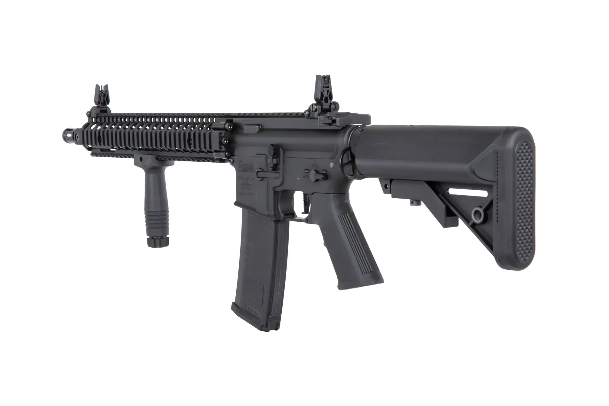 Airsoftová puška Specna Arms Daniel Defense® MK18 SA-P26 Prime™ Aster II ETU s bezkartáčovým motorem - černá