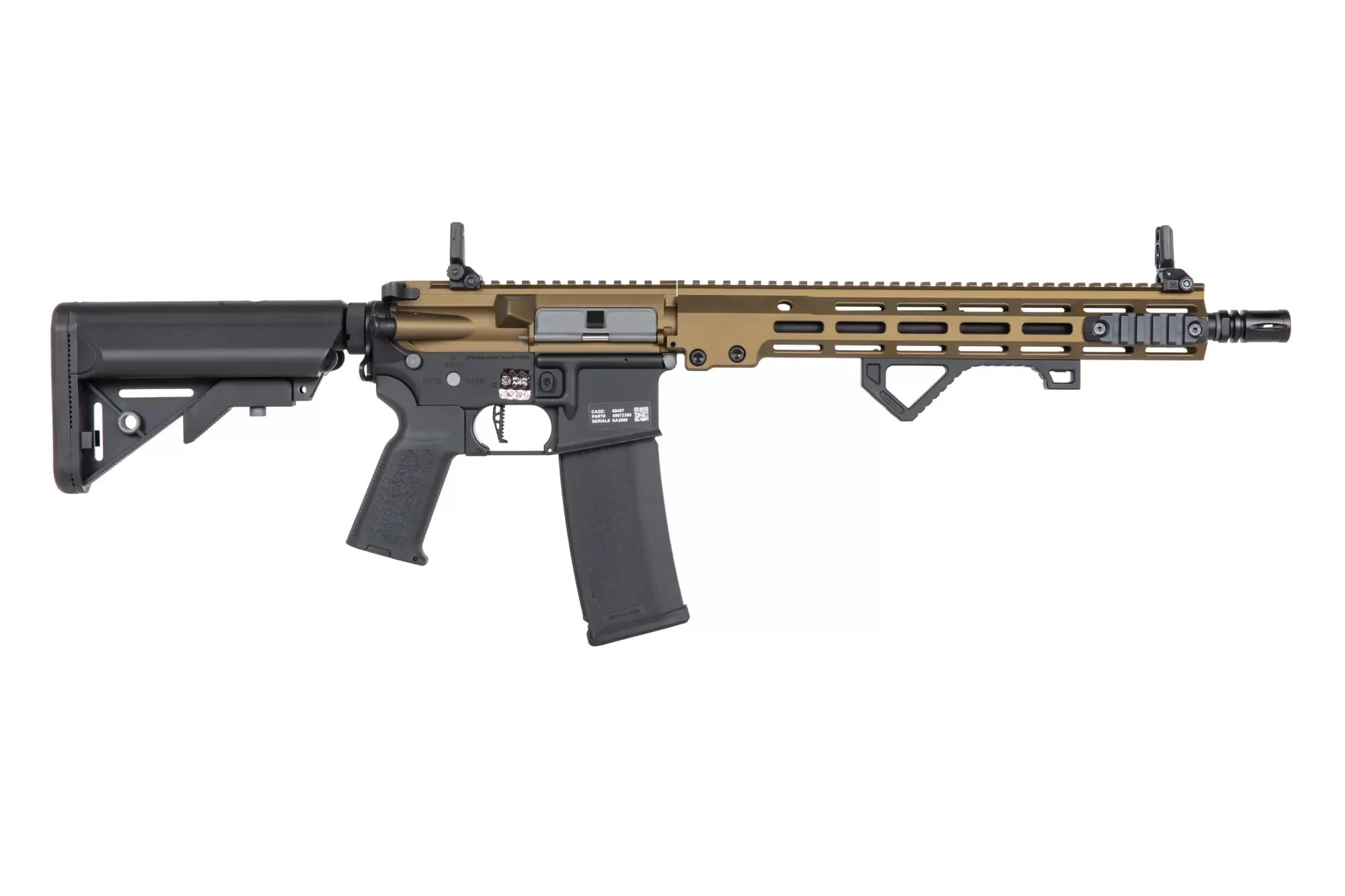 Airsoftová puška Specna Arms SA-P22 Prime™ Aster II ETU s bezkartáčovým motorem - Chaos Bronze