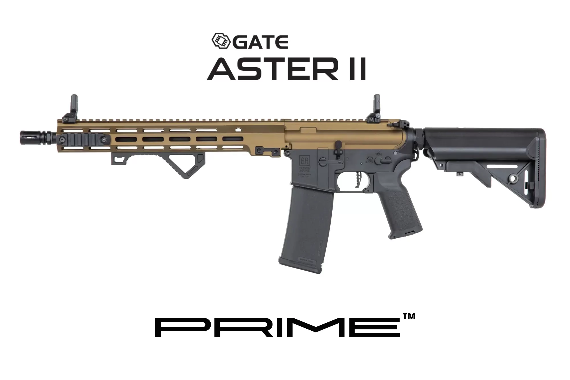 Airsoftová puška Specna Arms SA-P22 Prime™ Aster II ETU s bezkartáčovým motorem - Chaos Bronze