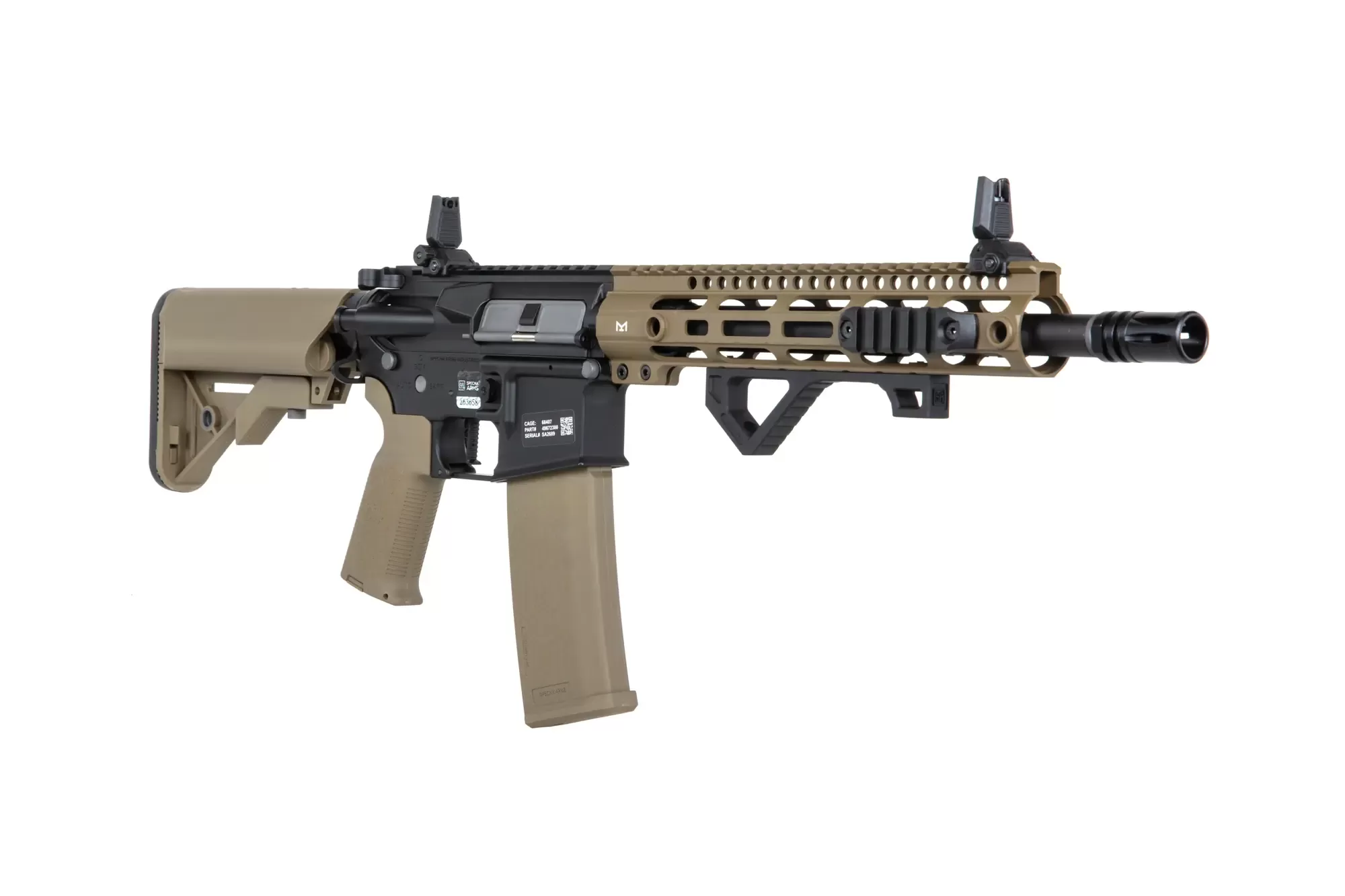 Airsoftová puška Specna Arms SA-P20 Prime™ Aster II ETU s bezkartáčovým motorem - Half-Tan