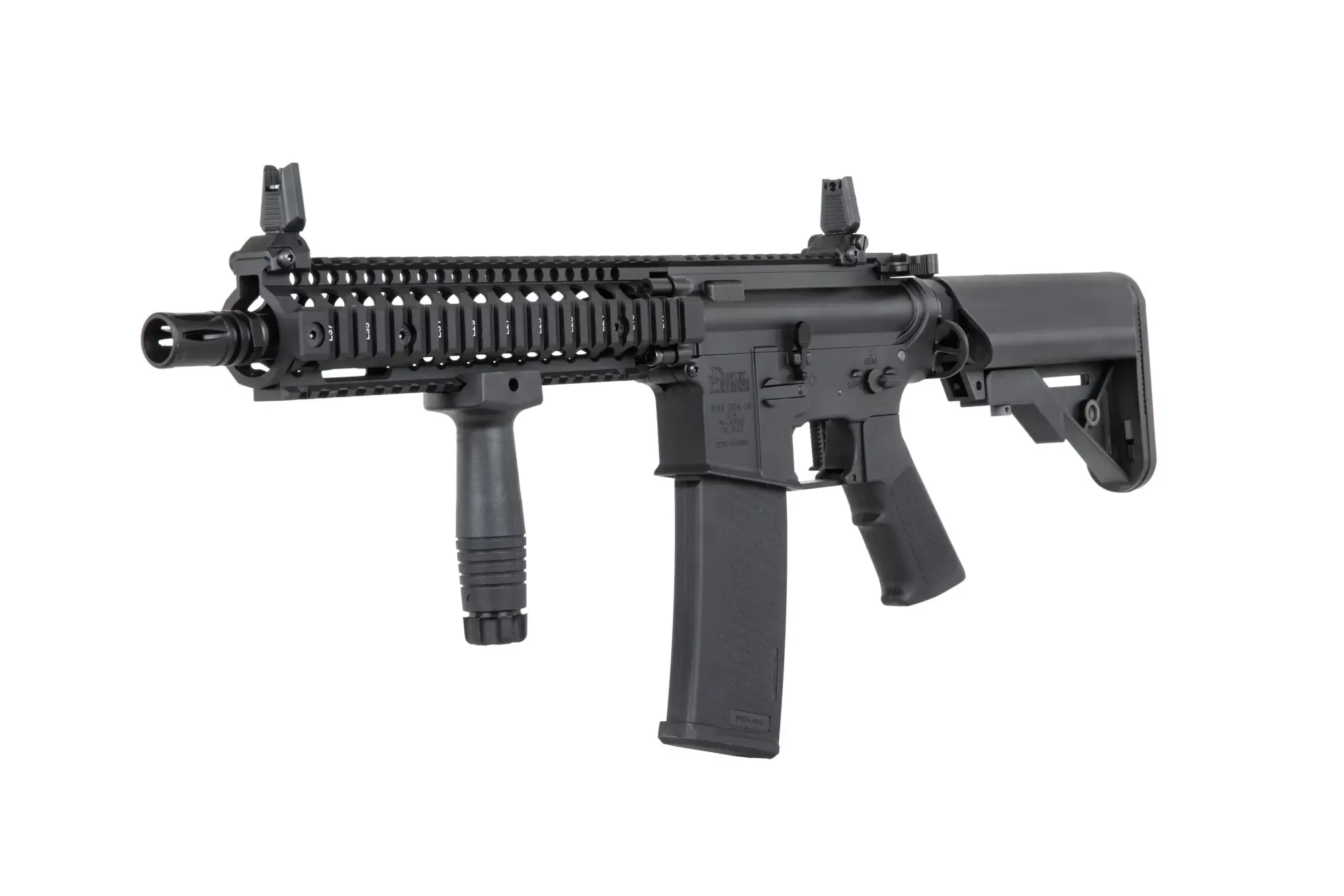 Airsoftová puška Specna Arms Daniel Defense® MK18 SA-P19 Prime™ Aster II ETU s bezkartáčovým motorem - černá