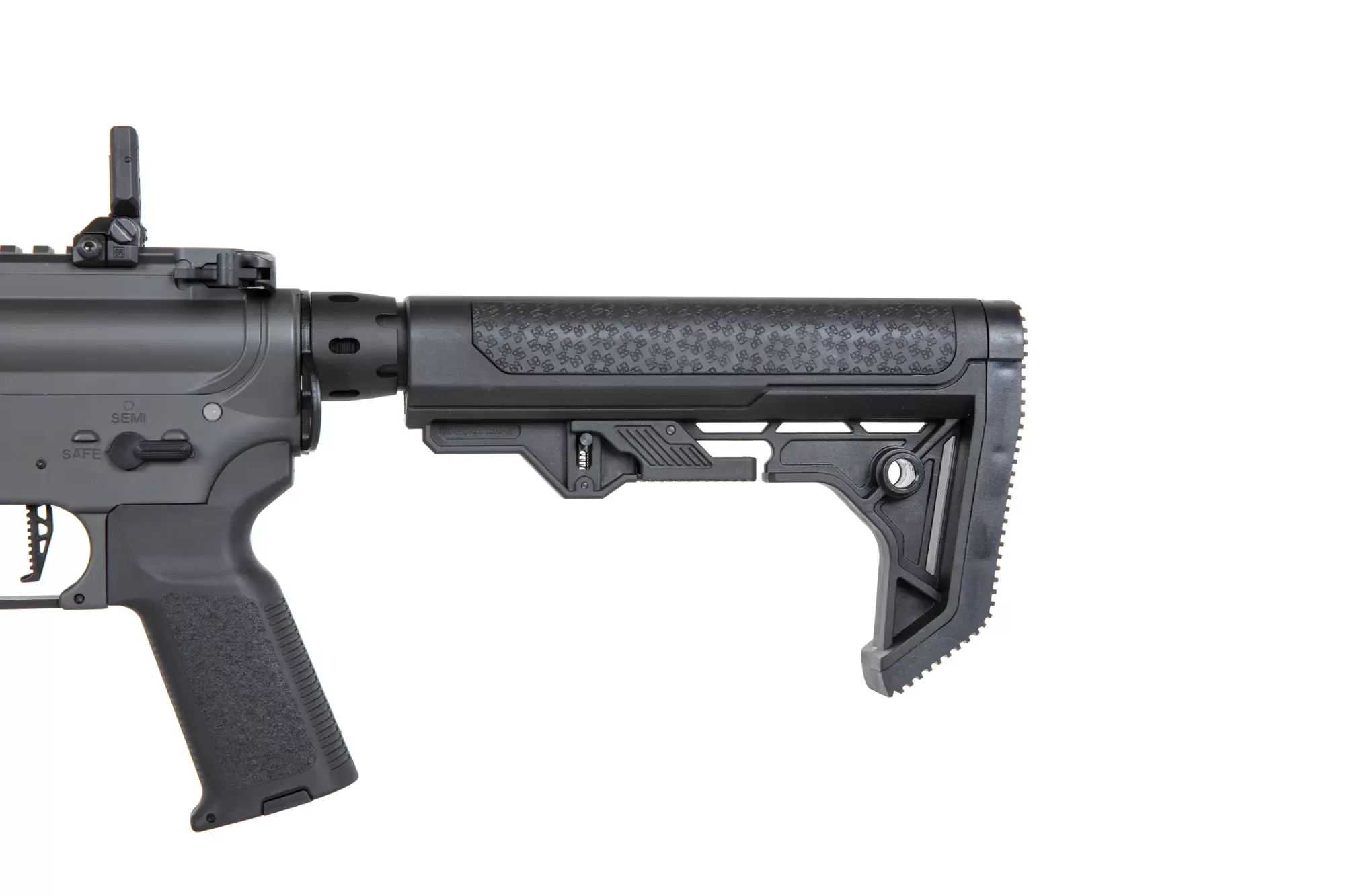 Airsoftová puška Specna Arms RRA SA-P17 Prime™ Light Ops Stock Aster II ETU s bezkartáčovým motorem - šedá