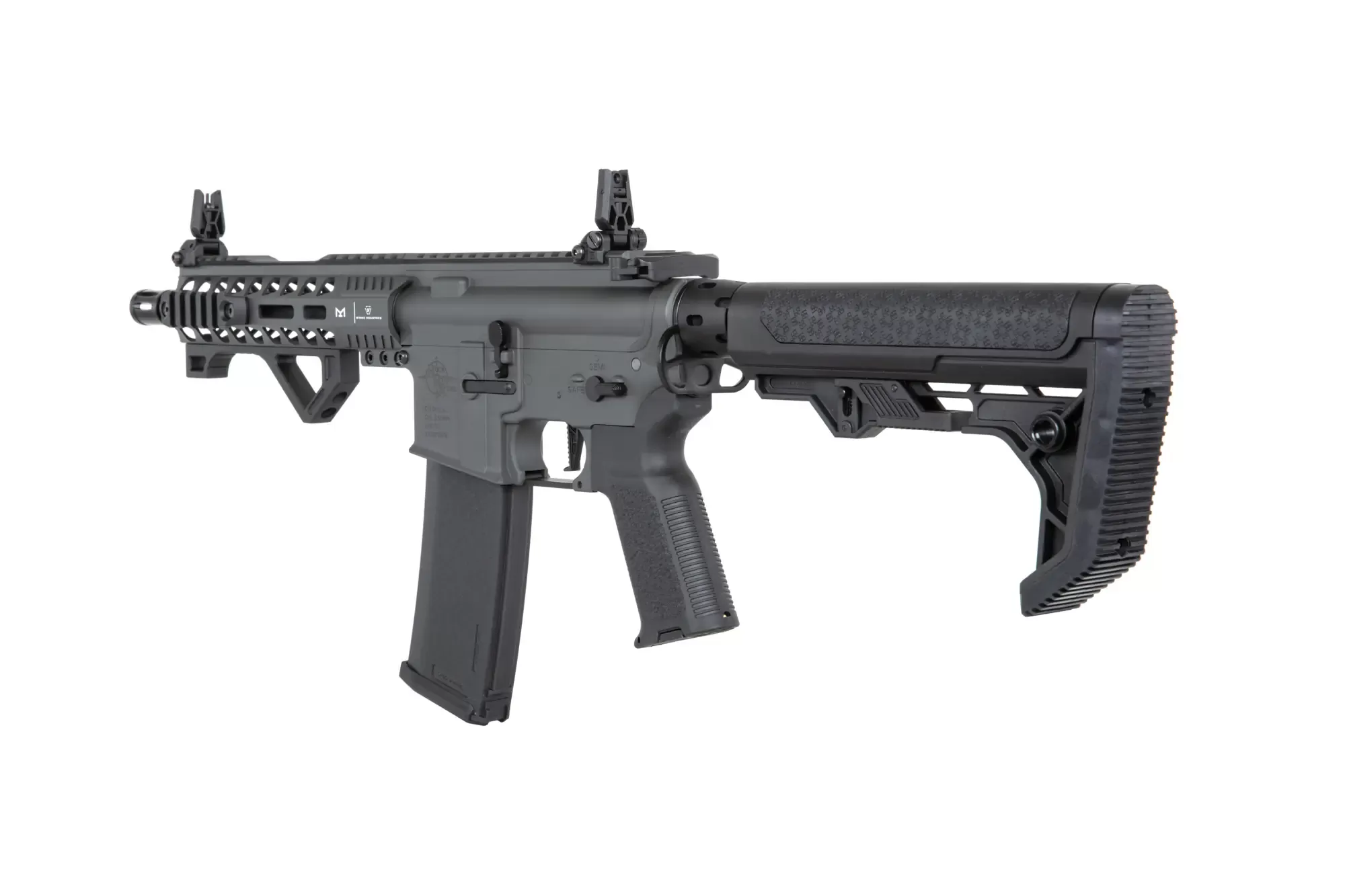Airsoftová puška Specna Arms RRA SA-P17 Prime™ Light Ops Stock Aster II ETU s bezkartáčovým motorem - šedá