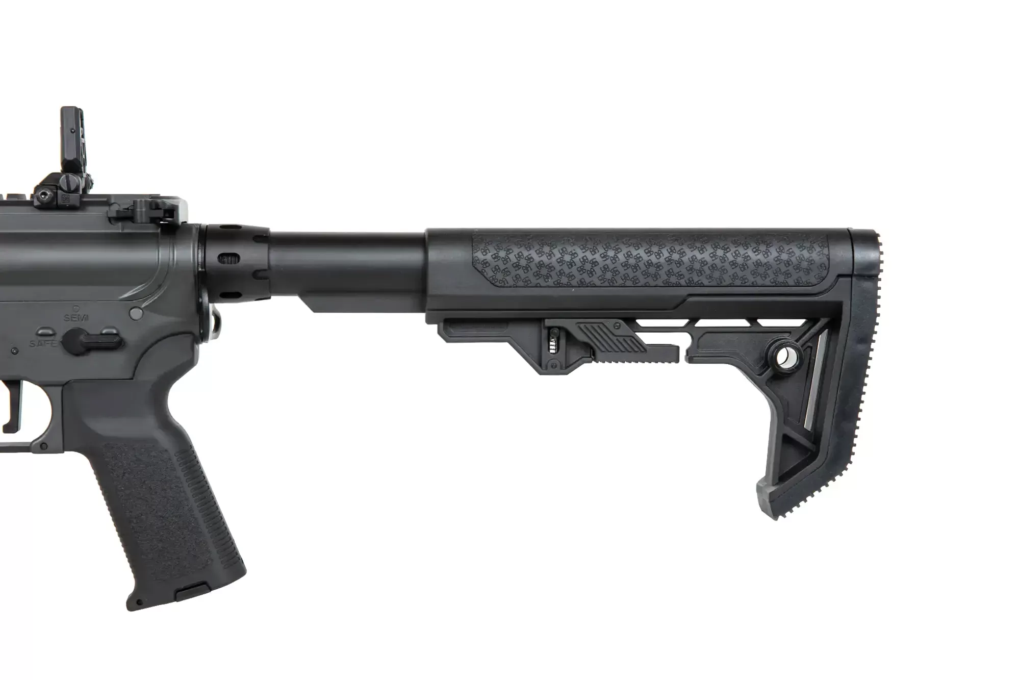 Airsoftová puška Specna Arms RRA SA-P17 Prime™ Light Ops Stock Kestrel™ ETU s bezkartáčovým motorem - šedá