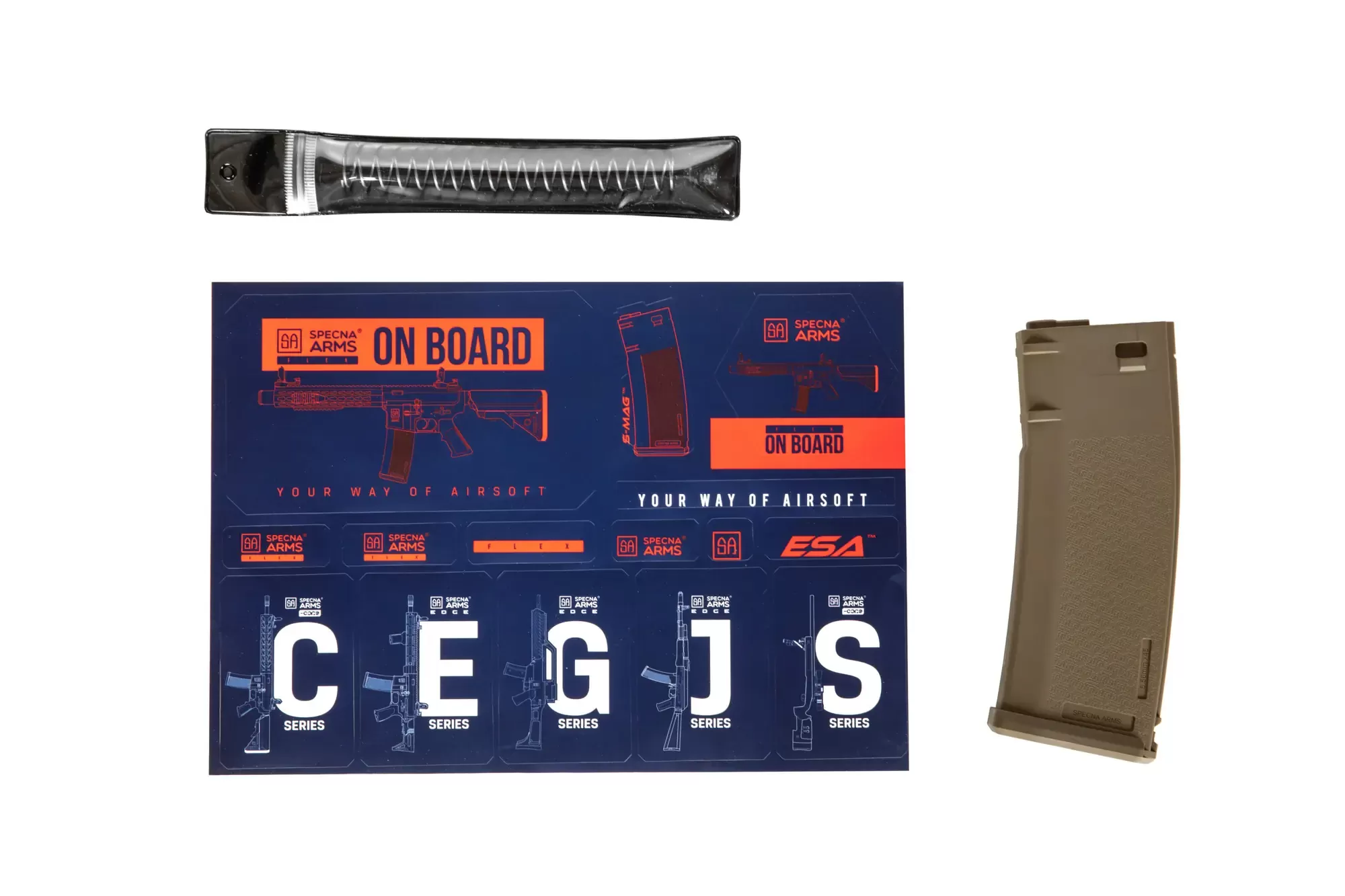 Airsoftová puška Specna Arms SA-F03 FLEX™ GATE X-ASR - Half-Tan
