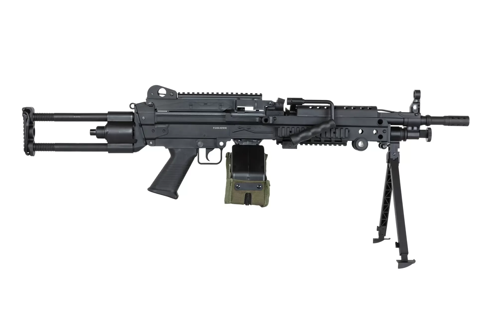 Airsoftový kulomet Specna Arms SA-F249 PARA FLEX™ GATE X-ASR™ - Černý