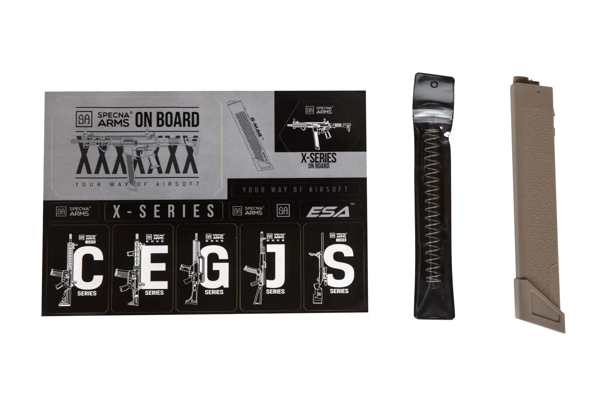 Airsoftová puška Specna Arms SA-FX01 FLEX™ GATE X-ASR - Half-Tan