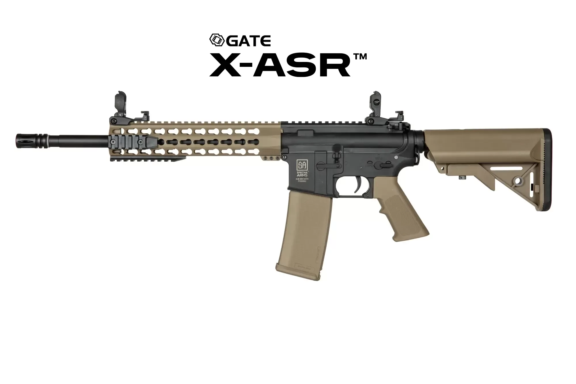 Airsoftová puška Specna Arms SA-F02 FLEX™ GATE X-ASR - Half-Tan