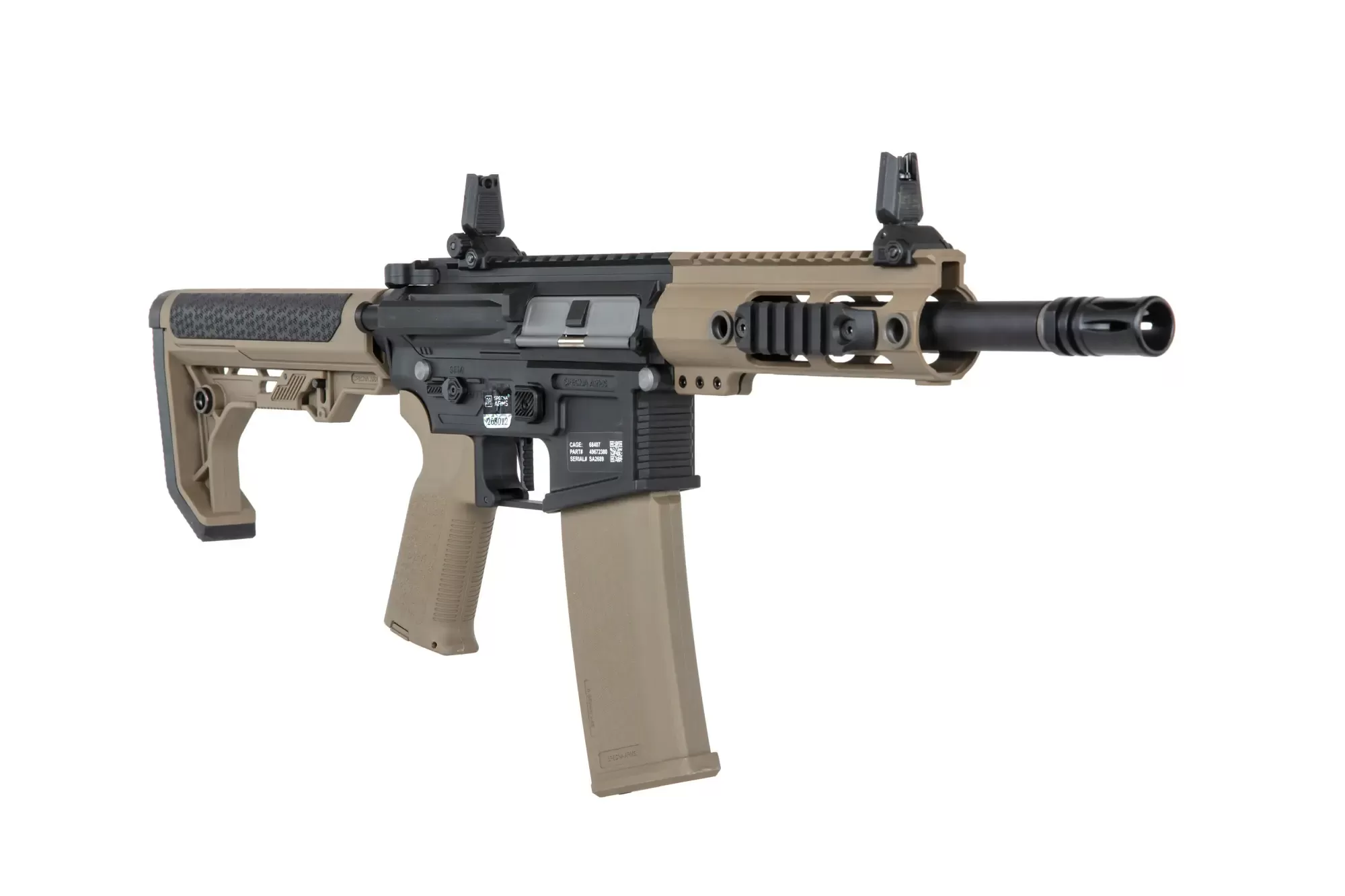 Airsoftová puška Specna Arms SA-F04-RL FLEX™ HAL ETU™ Light Ops/ New Receiver - Half-Tan
