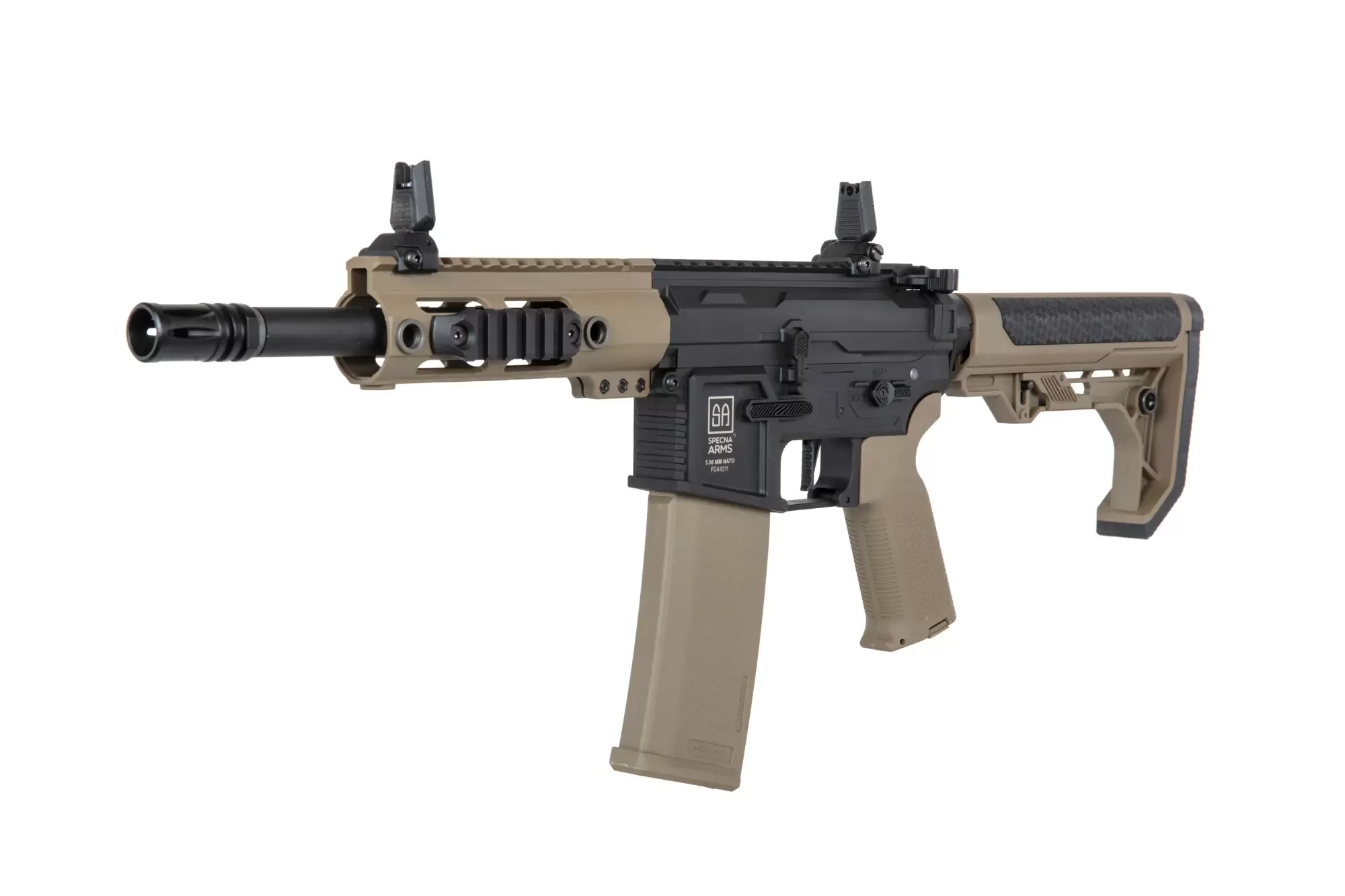 Airsoftová puška Specna Arms SA-F04-RL FLEX™ HAL ETU™ Light Ops/ New Receiver - Half-Tan