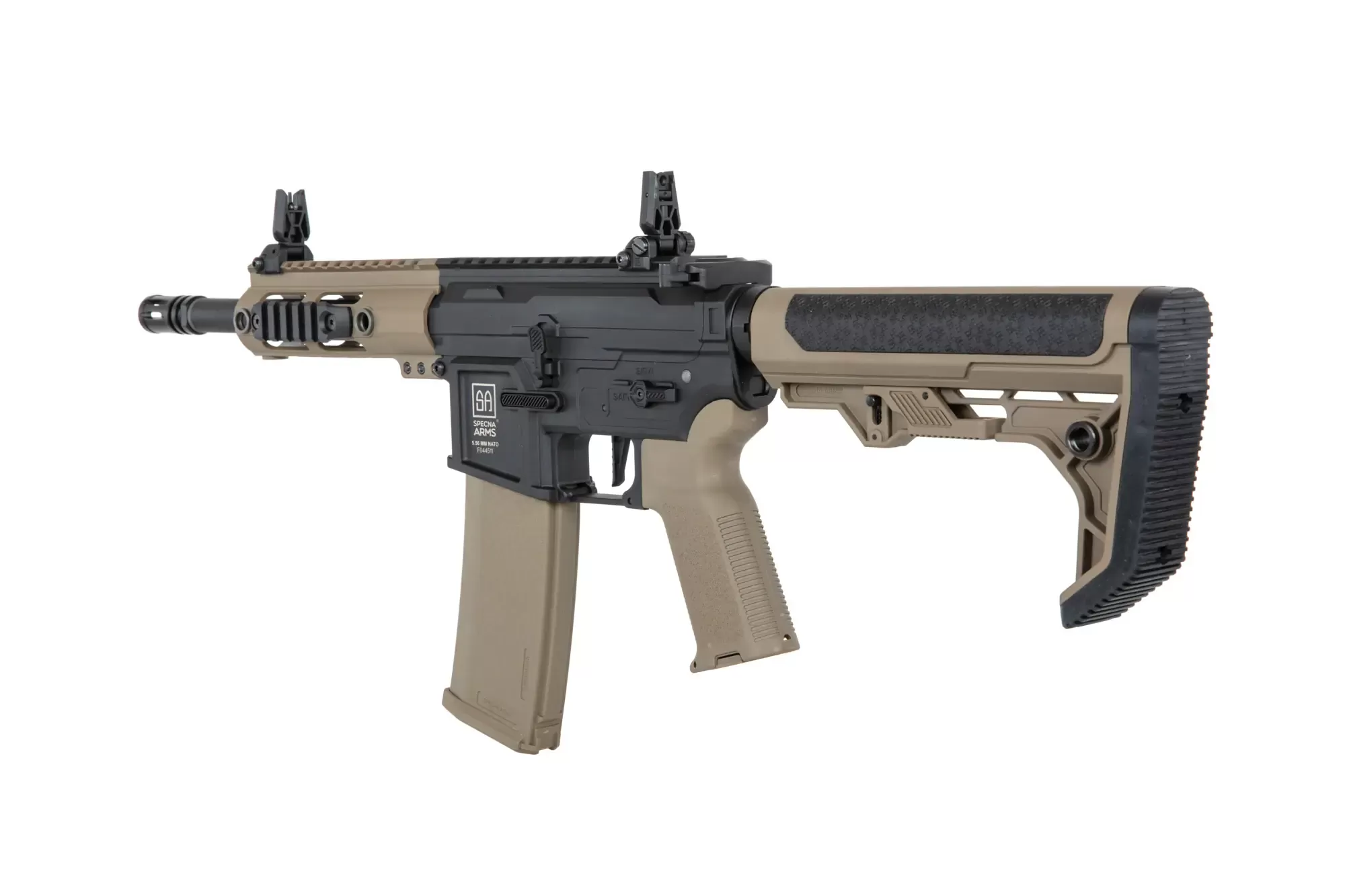 Airsoftová puška Specna Arms SA-F04-RL FLEX™ HAL ETU™ Light Ops/ New Receiver - Half-Tan