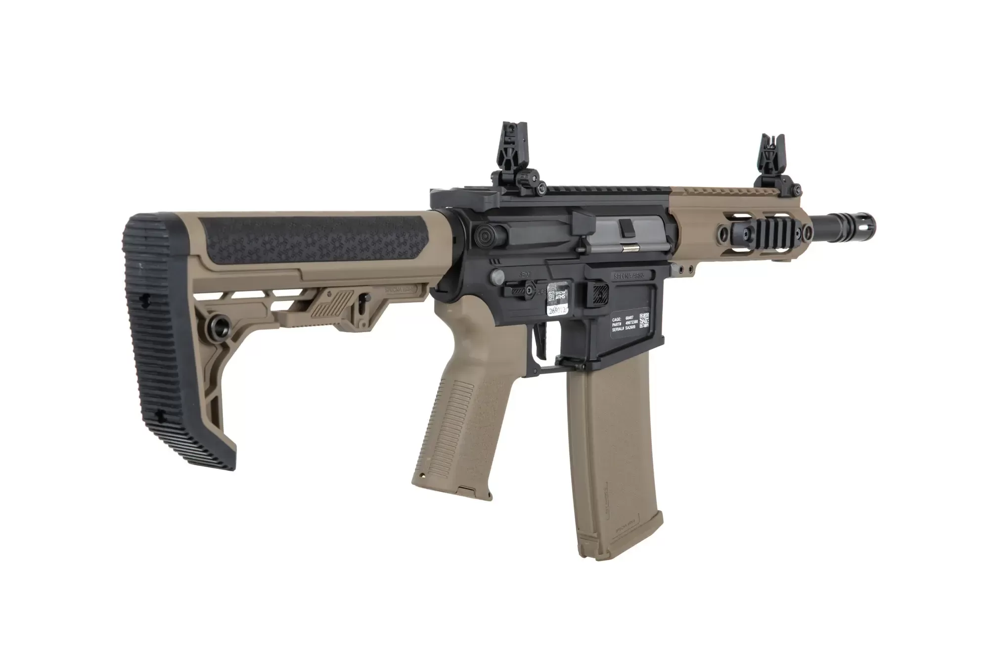 Airsoftová puška Specna Arms SA-F04-RL FLEX™ HAL ETU™ Light Ops/ New Receiver - Half-Tan