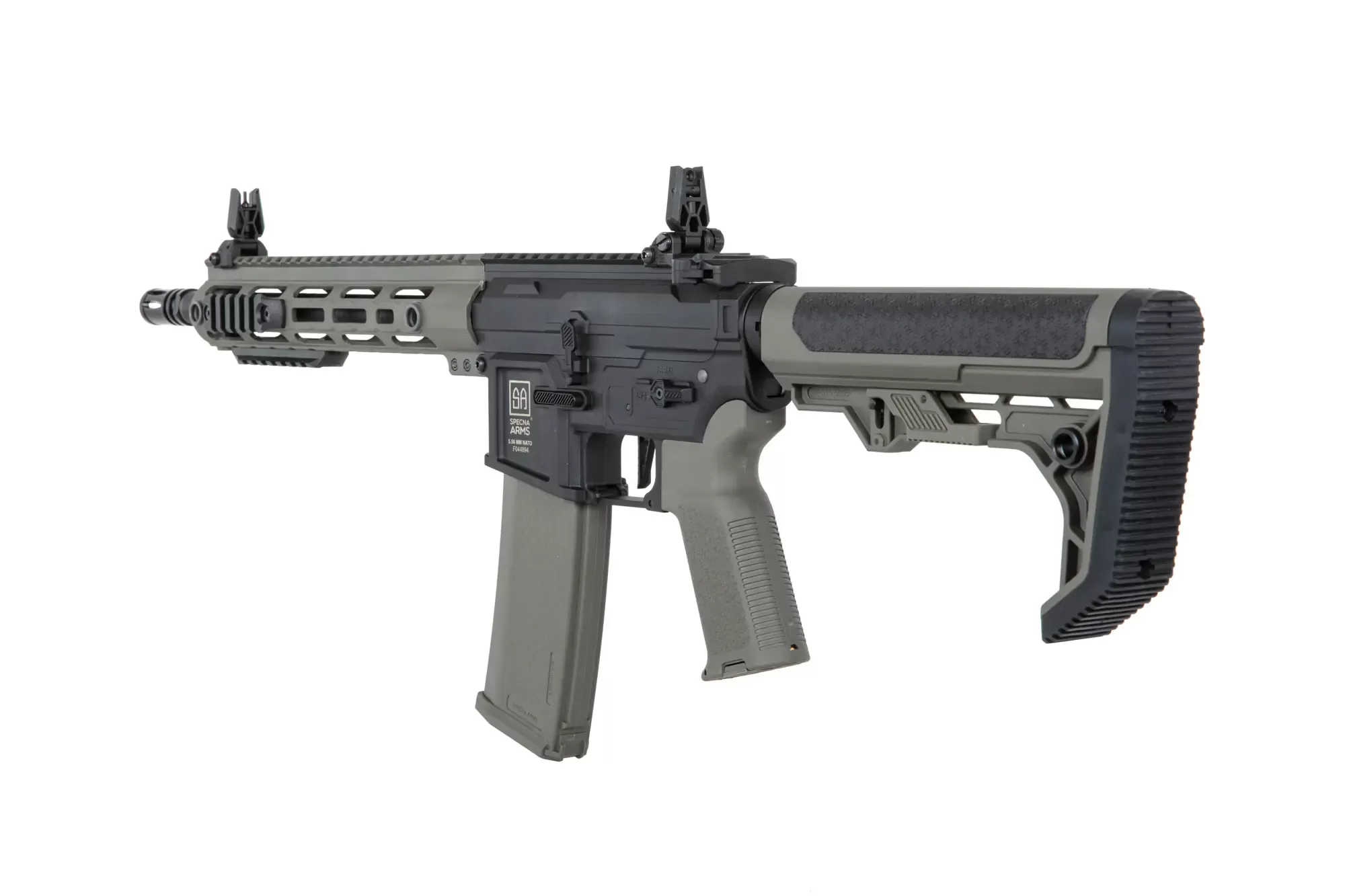 Airsoftová puška Specna Arms SA-F05-RL FLEX™ HAL ETU™ Light Ops/ New Receiver - olivová