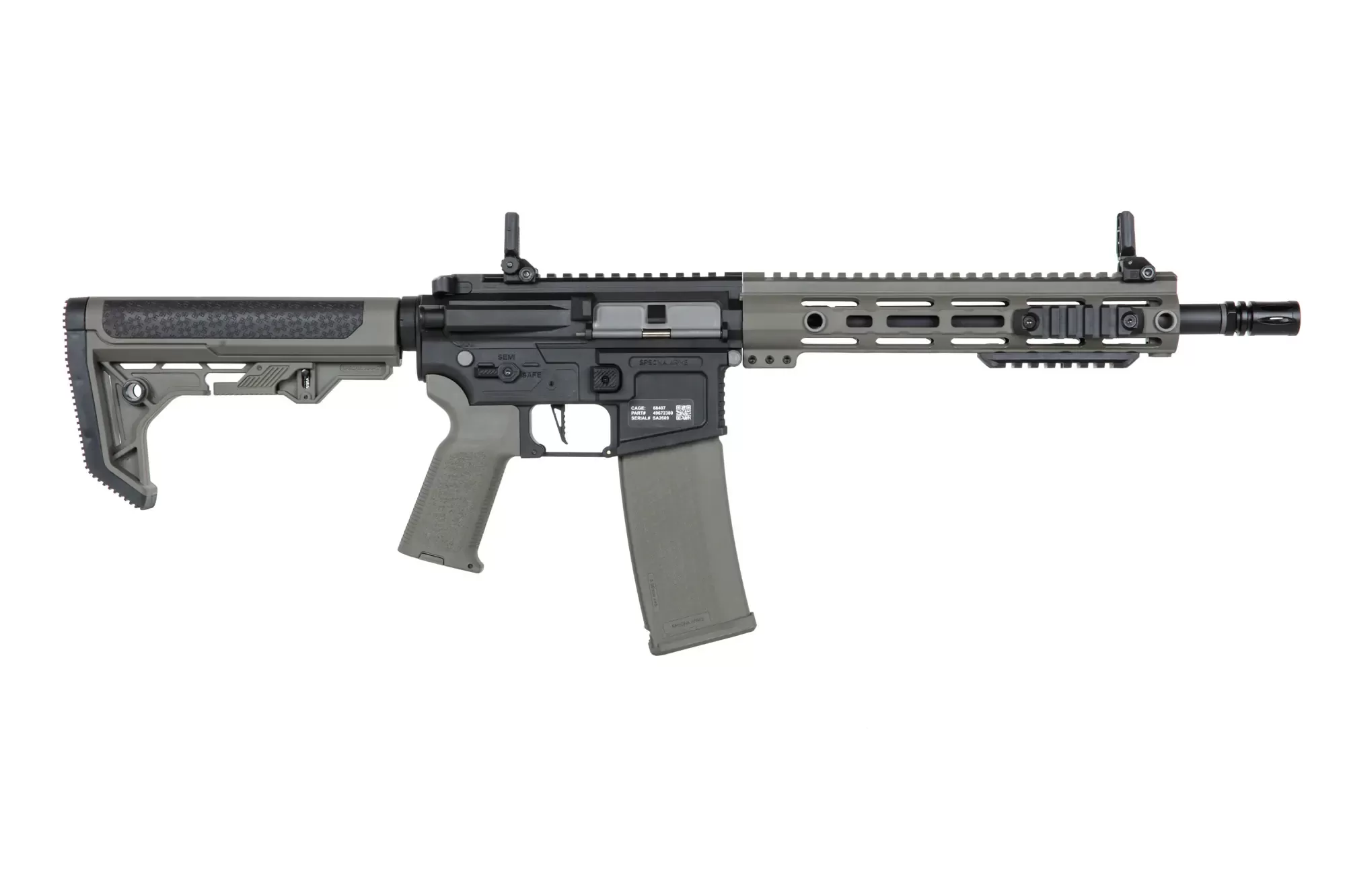 Airsoftová puška Specna Arms SA-F05-RL FLEX™ HAL ETU™ Light Ops/ New Receiver - olivová