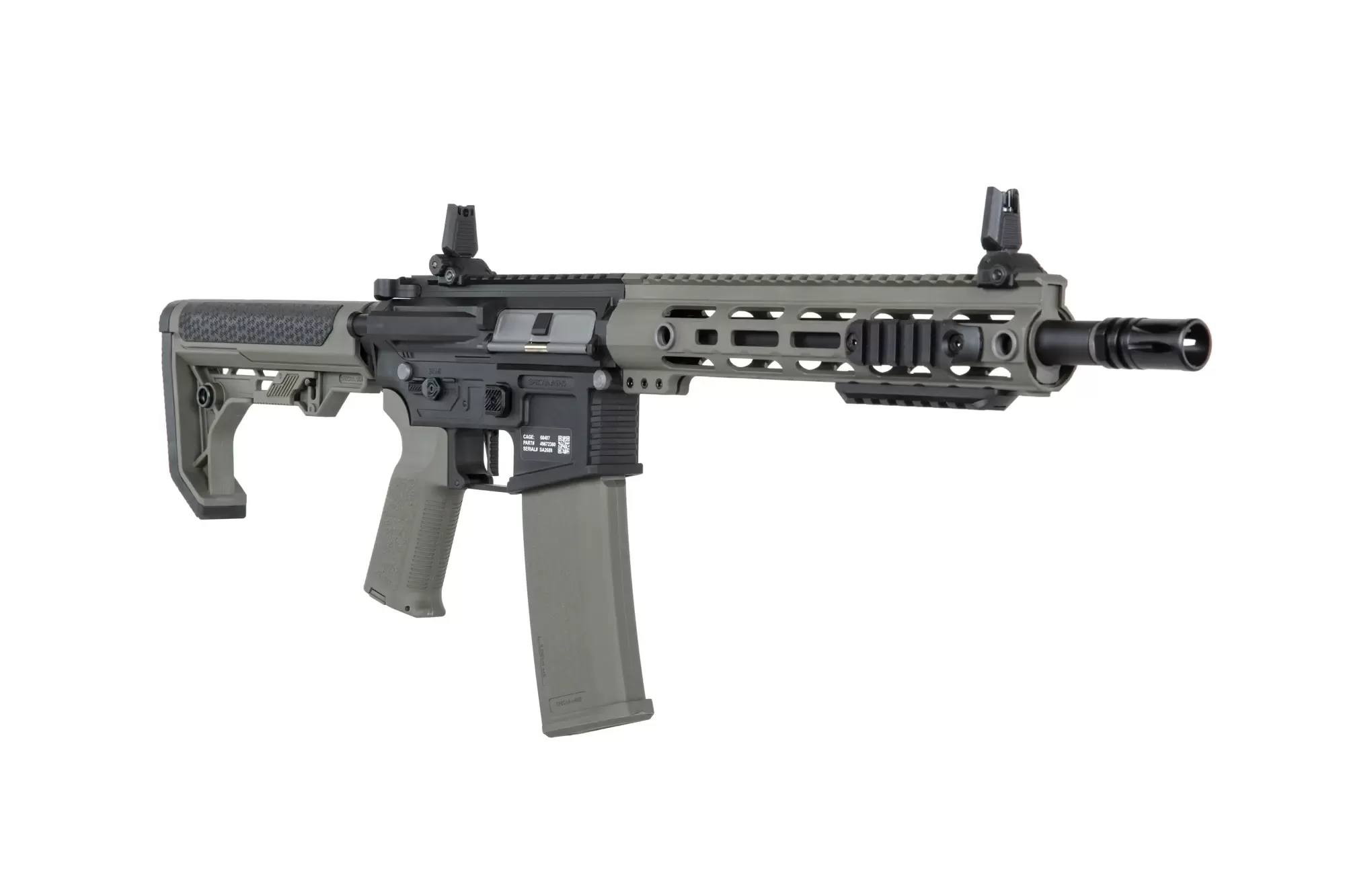 Airsoftová puška Specna Arms SA-F05-RL FLEX™ HAL ETU™ Light Ops/ New Receiver - olivová