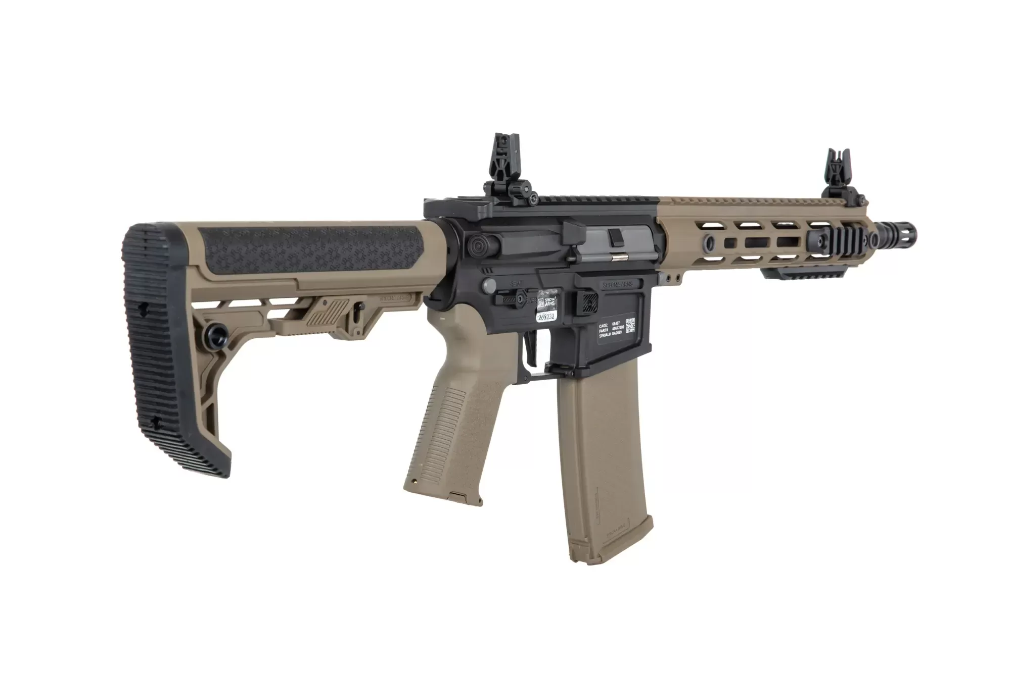 Airsoftová puška Specna Arms SA-F05-RL FLEX™ HAL ETU™ Light Ops/ New Receiver - Half-Tan