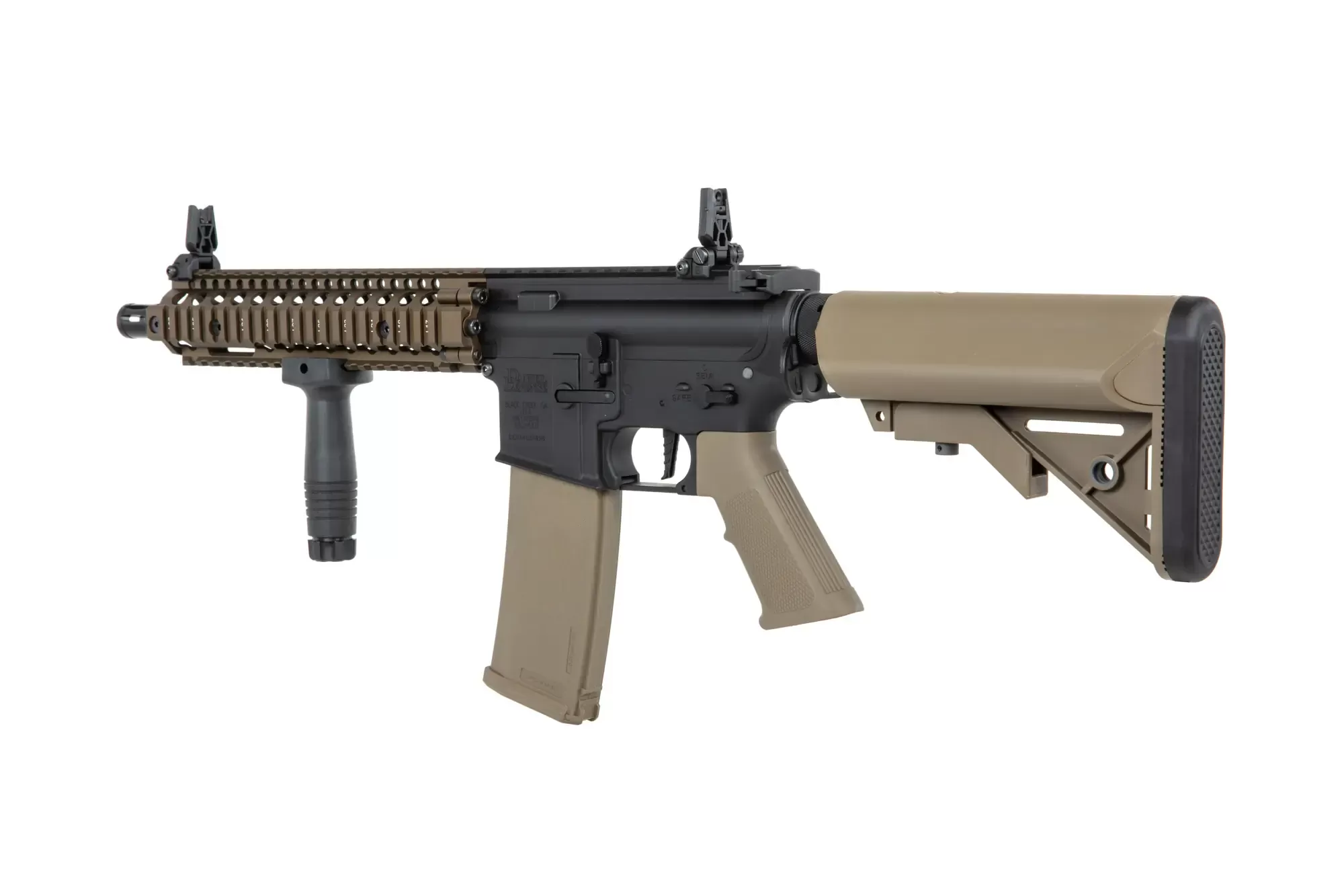 Airsoftová puška Specna Arms Daniel Defense® MK18 SA-P19 Prime™ HAL™ ETU s bezkartáčovým motorem - Chaos Bronze