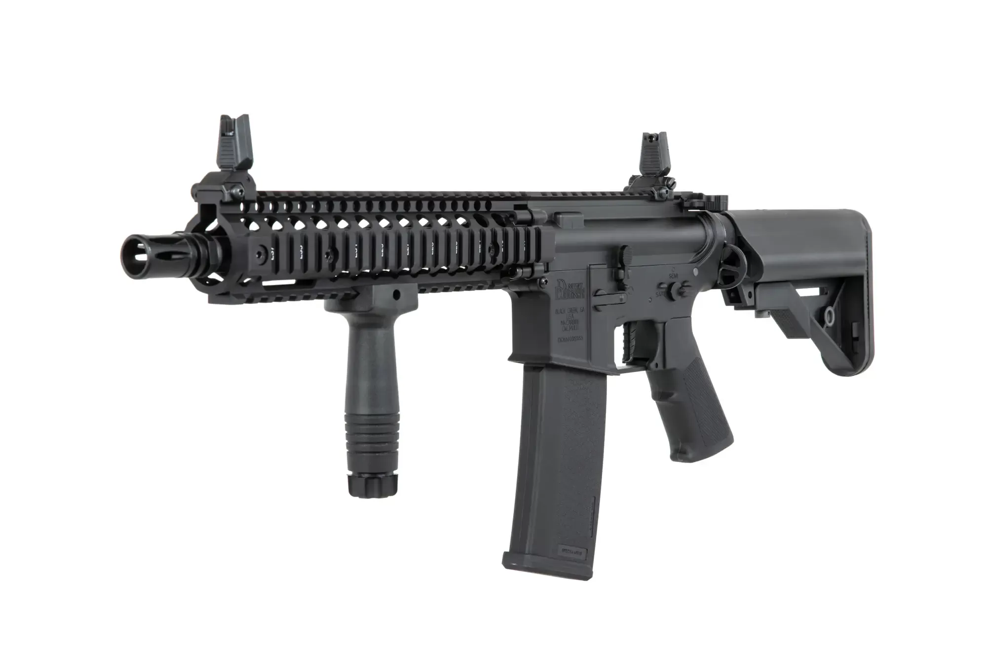 Airsoftová puška Specna Arms Daniel Defense® MK18 SA-P19 Prime™ HAL™ ETU s bezkartáčovým motorem - černá