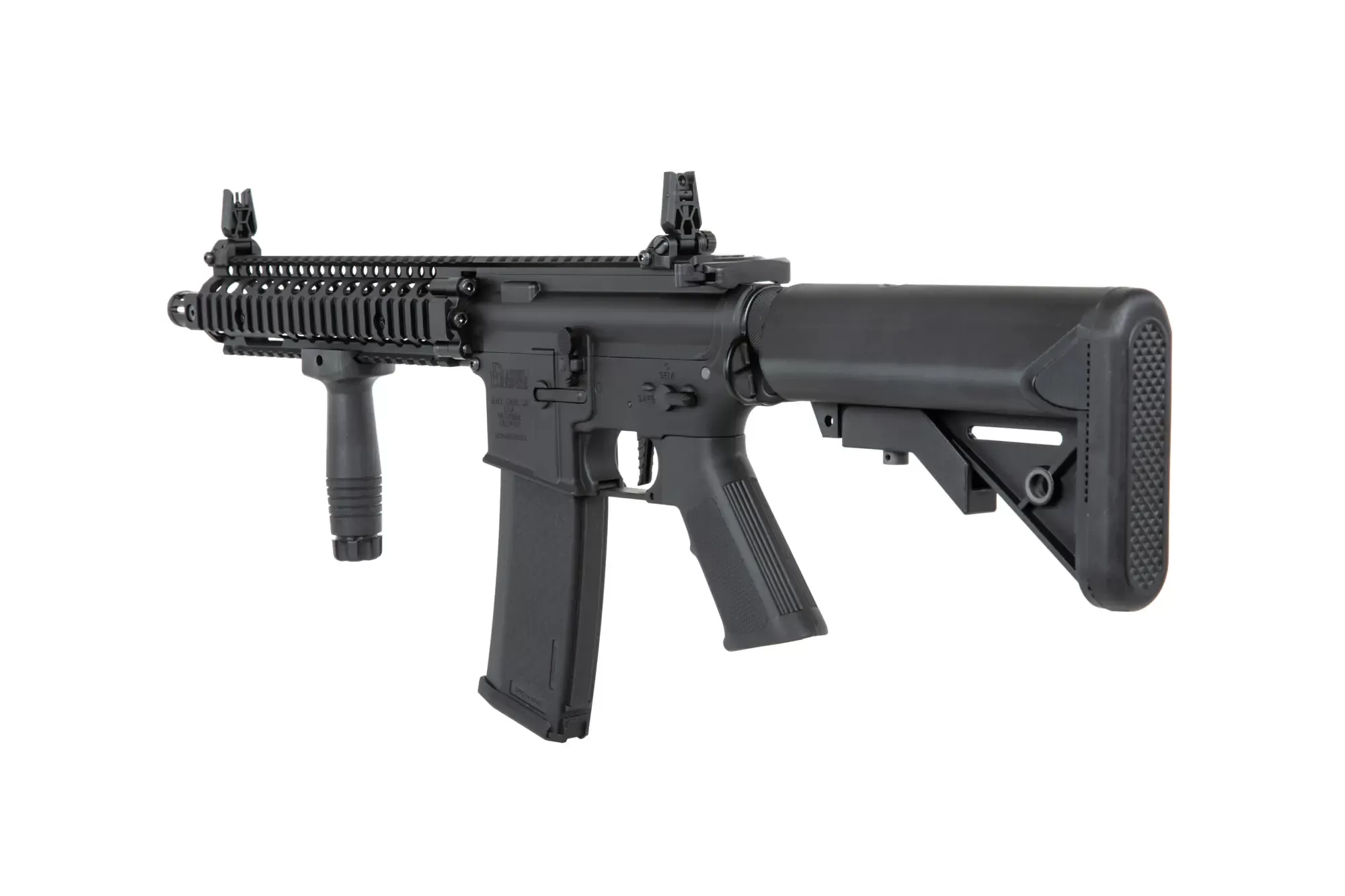 Airsoftová puška Specna Arms Daniel Defense® MK18 SA-P19 Prime™ HAL™ ETU s bezkartáčovým motorem - černá