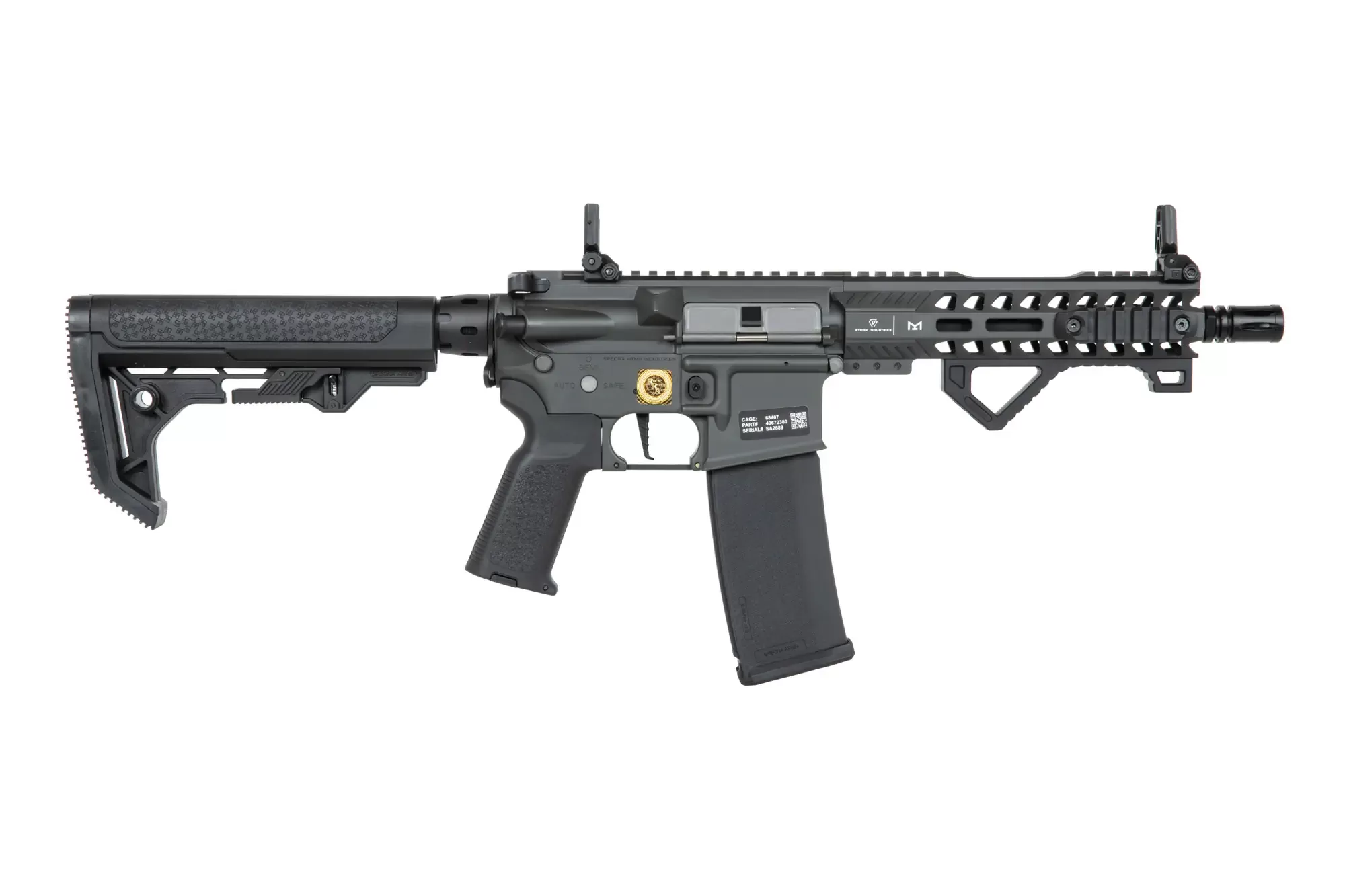 Airsoftová puška Specna Arms RRA SA-P17 Prime™ Light Ops Stock HAL™ ETU - šedá