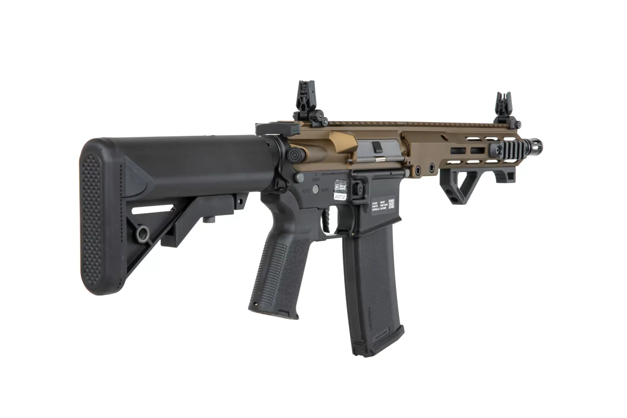 Airsoftová puška Specna Arms SA-P23 Prime™ HAL™ ETU s bezkartáčovým motorem - Half-Bronze