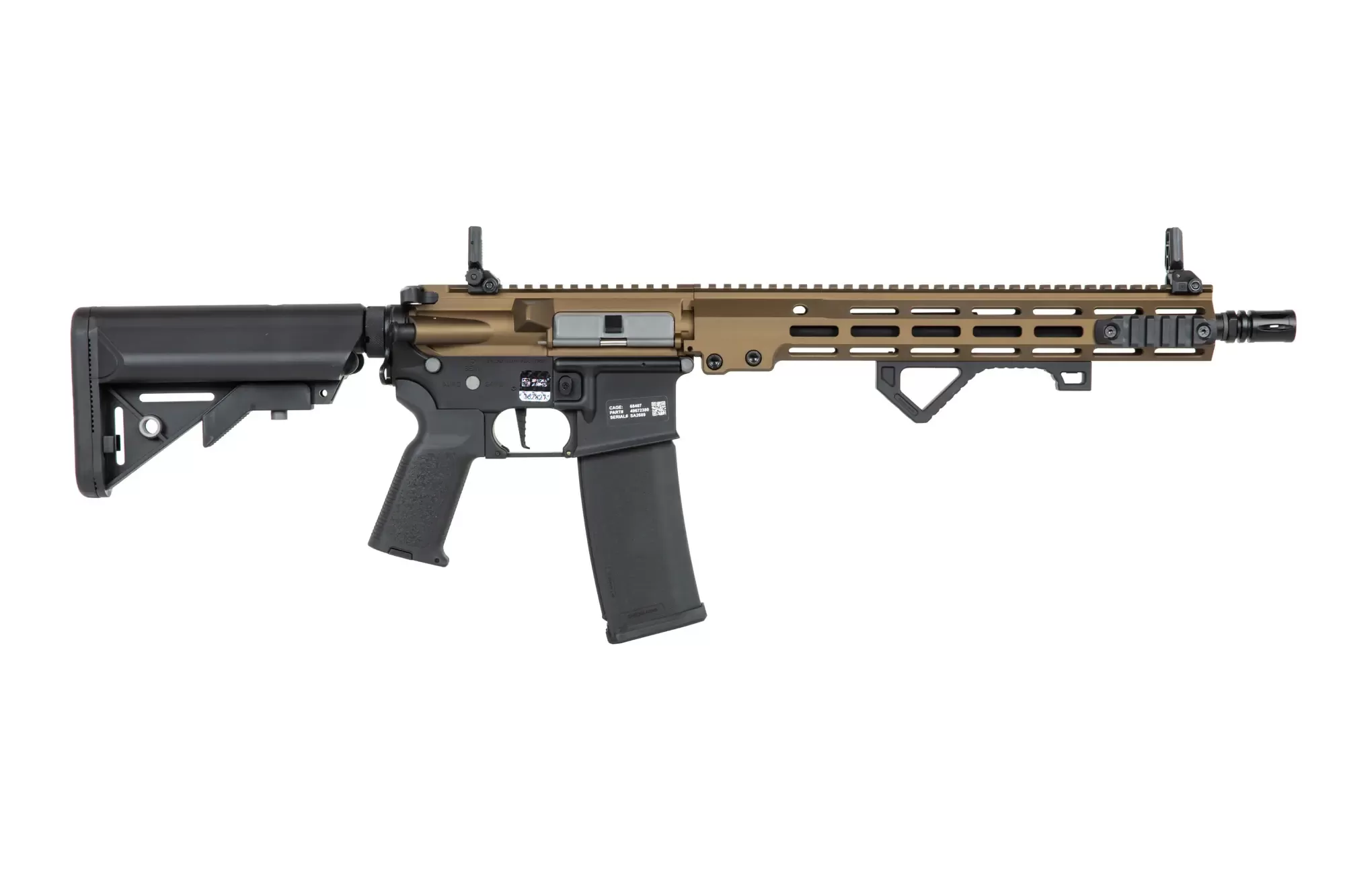 Airsoftová puška Specna Arms SA-P22 Prime™ HAL™ ETU bezkartáčovým motorem - Half-Bronze