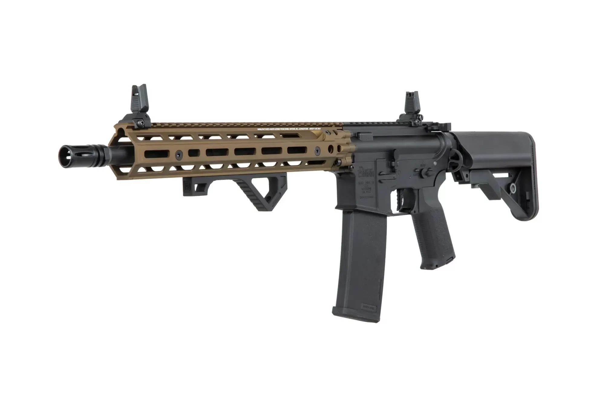 Airsoftová puška Specna Arms Daniel Defense® RIS III 12,5'' SA-P28 Prime™ HAL™ ETU s bezkartáčovým motorem - Chaos Bronze
