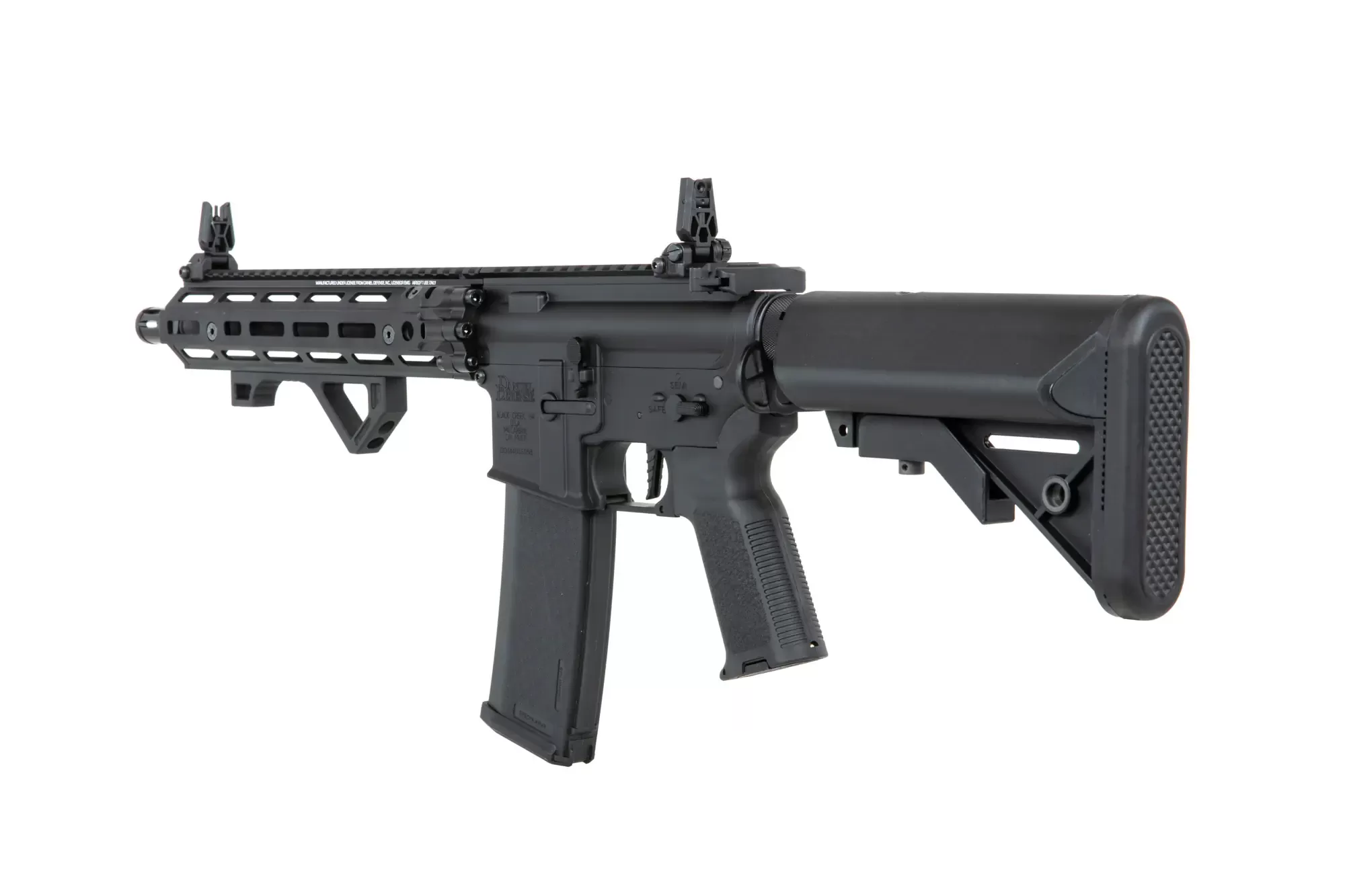 Airsoftová puška Specna Arms Daniel Defense® RIS III 10,5'' SA-P27 Prime™ HAL™ ETU s bezkomutátorovým motorem Černá