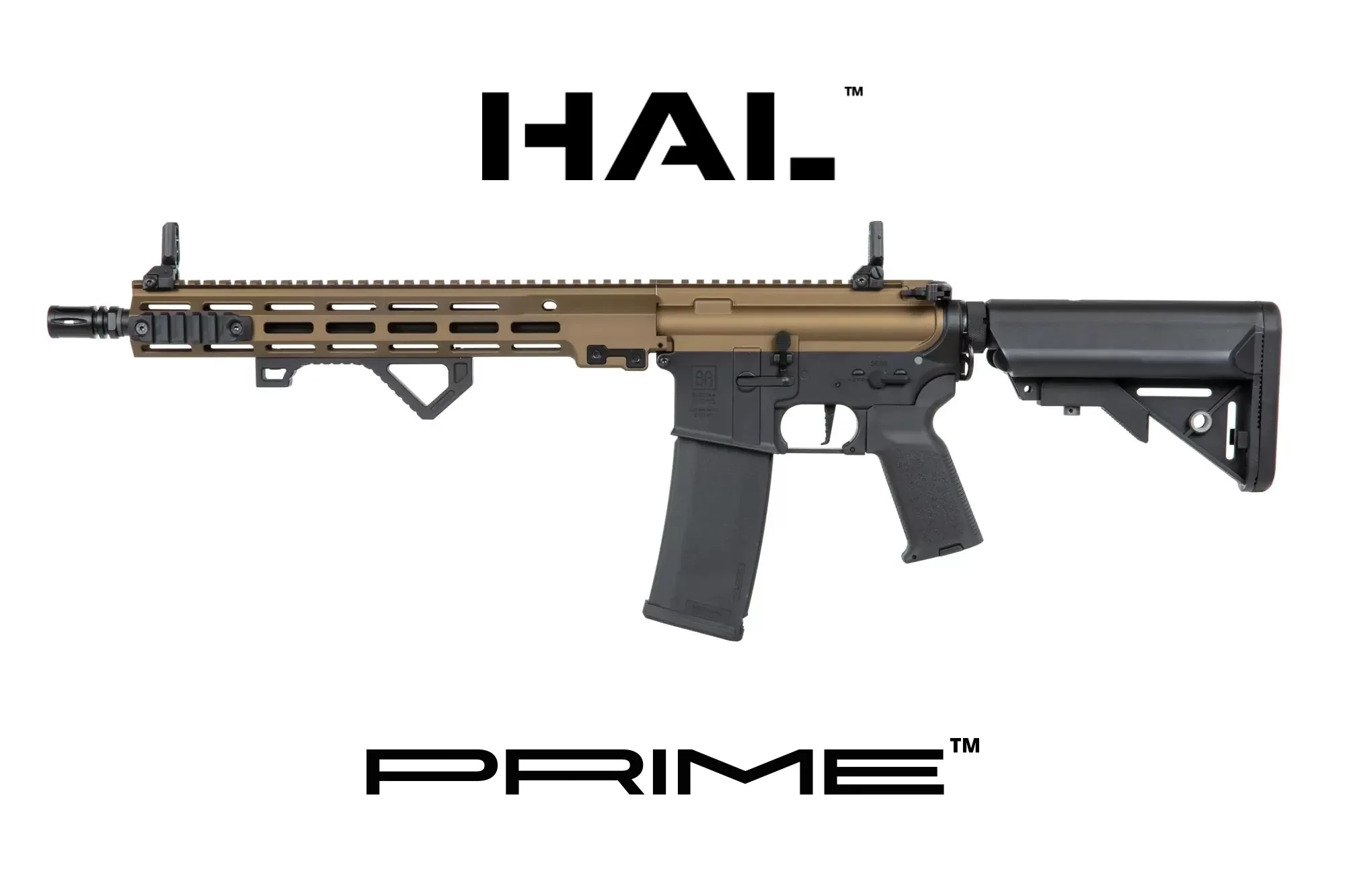 Airsoftová puška Specna Arms SA-P22 Prime™ HAL™ ETU bezkartáčovým motorem - Half-Bronze