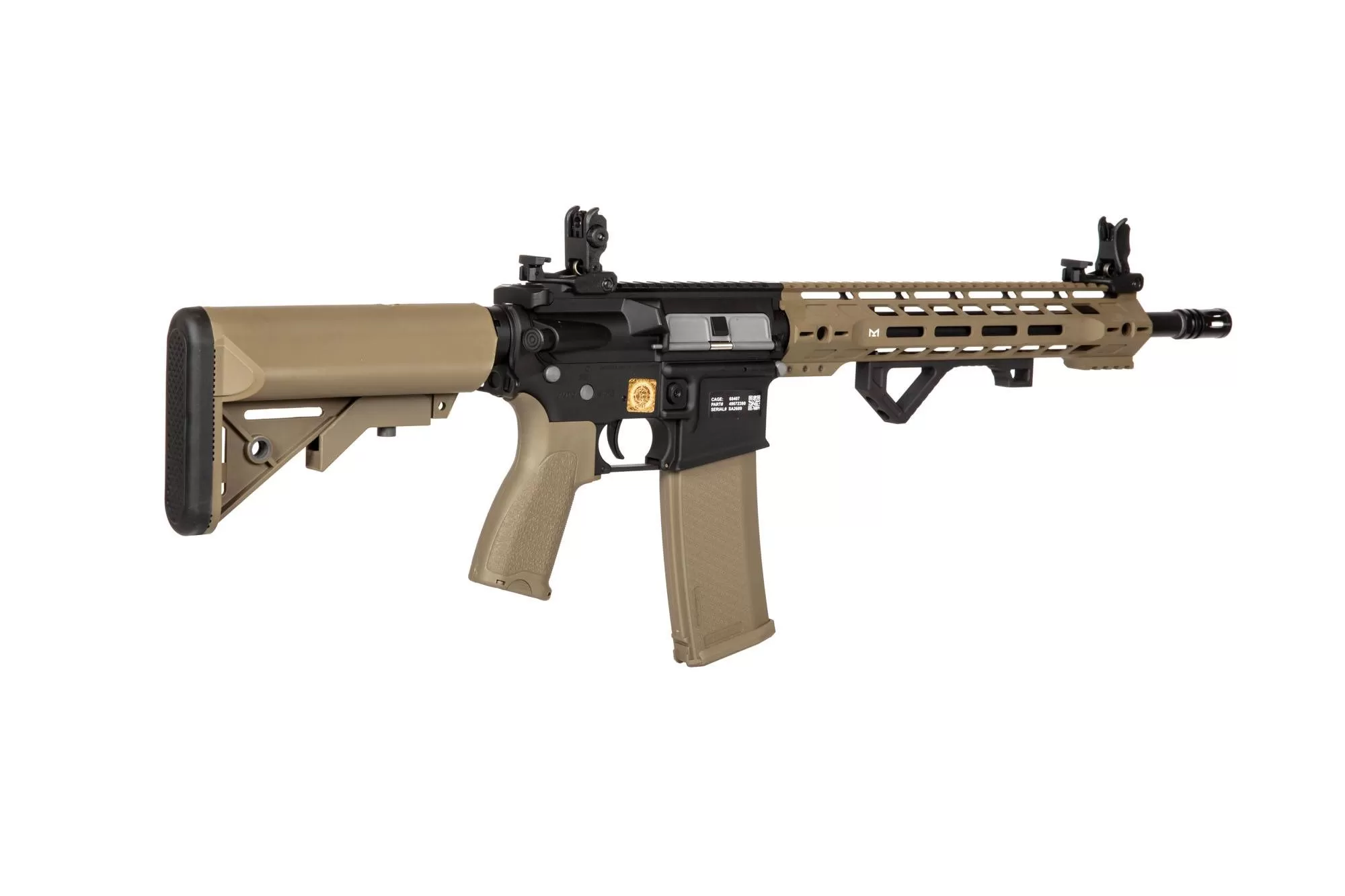 Airsoftová puška Specna Arms RRA SA-P14 Prime™ HAL™ ETU s bezkartáčovým motorem - Half-Tan