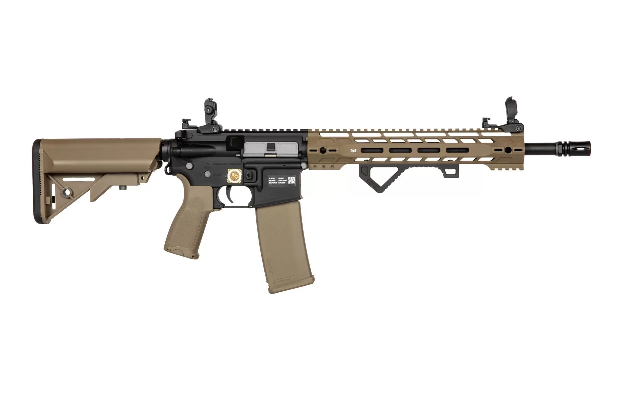 Airsoftová puška Specna Arms RRA SA-P14 Prime™ HAL™ ETU s bezkartáčovým motorem - Half-Tan