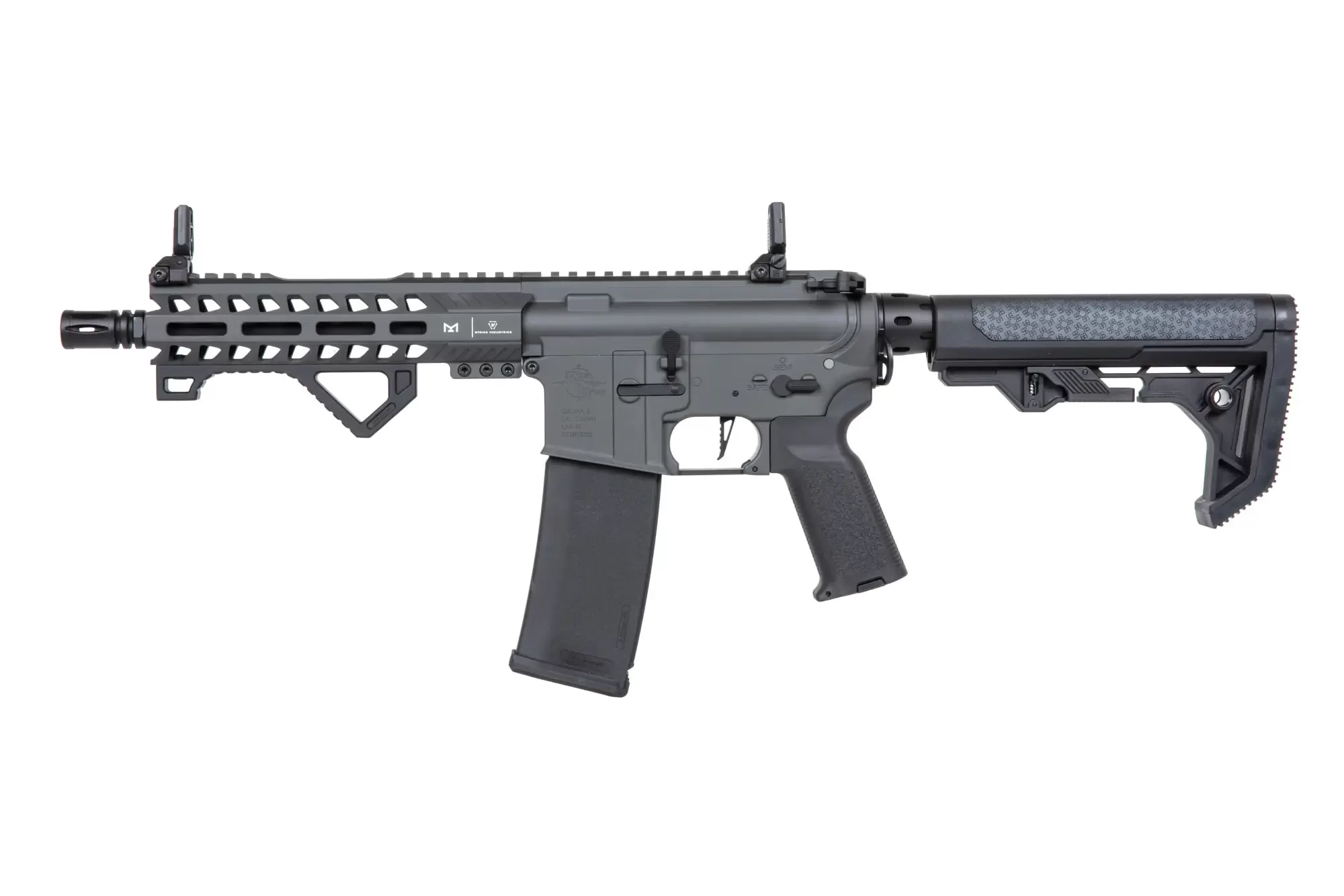 Airsoftová puška Specna Arms RRA & SI SA-E17-L Light Ops Stock EDGE™ HAL ETU™ - Chaos Grey
