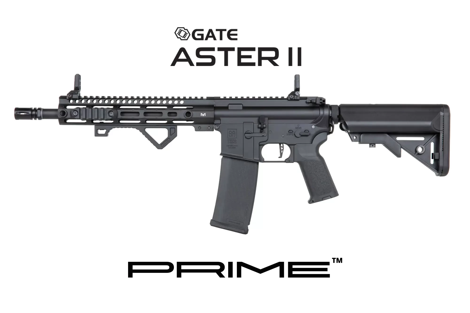 Airsoftová puška Specna Arms SA-P20 Prime™ Aster II ETU s bezkartáčovým motorem - černá