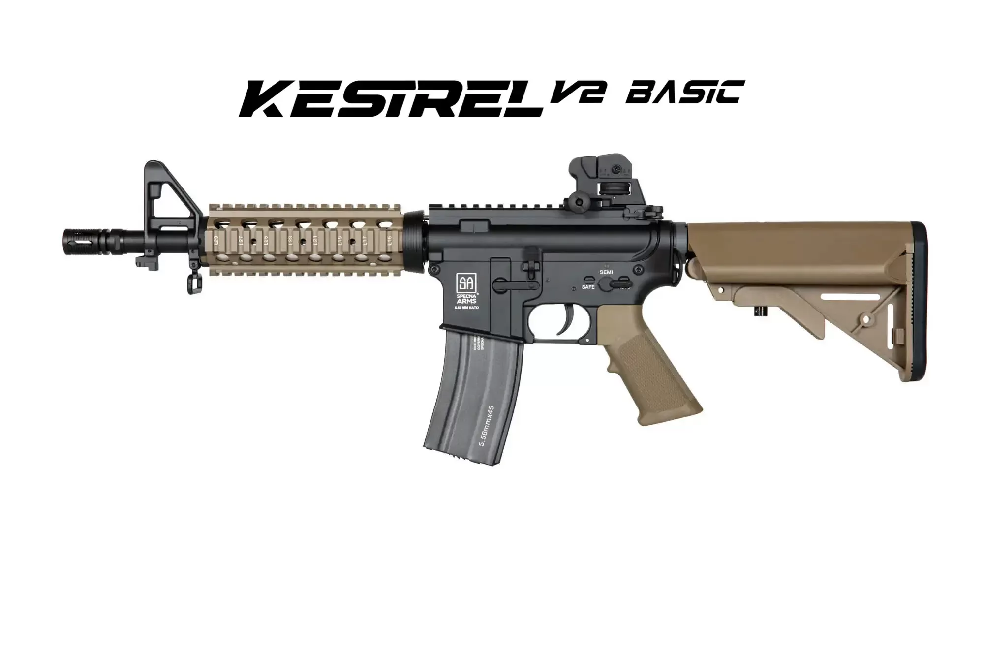 Airsoftová puška Specna Arms SA-B02 ONE™ Kestrel™ ETU - Half-Tan