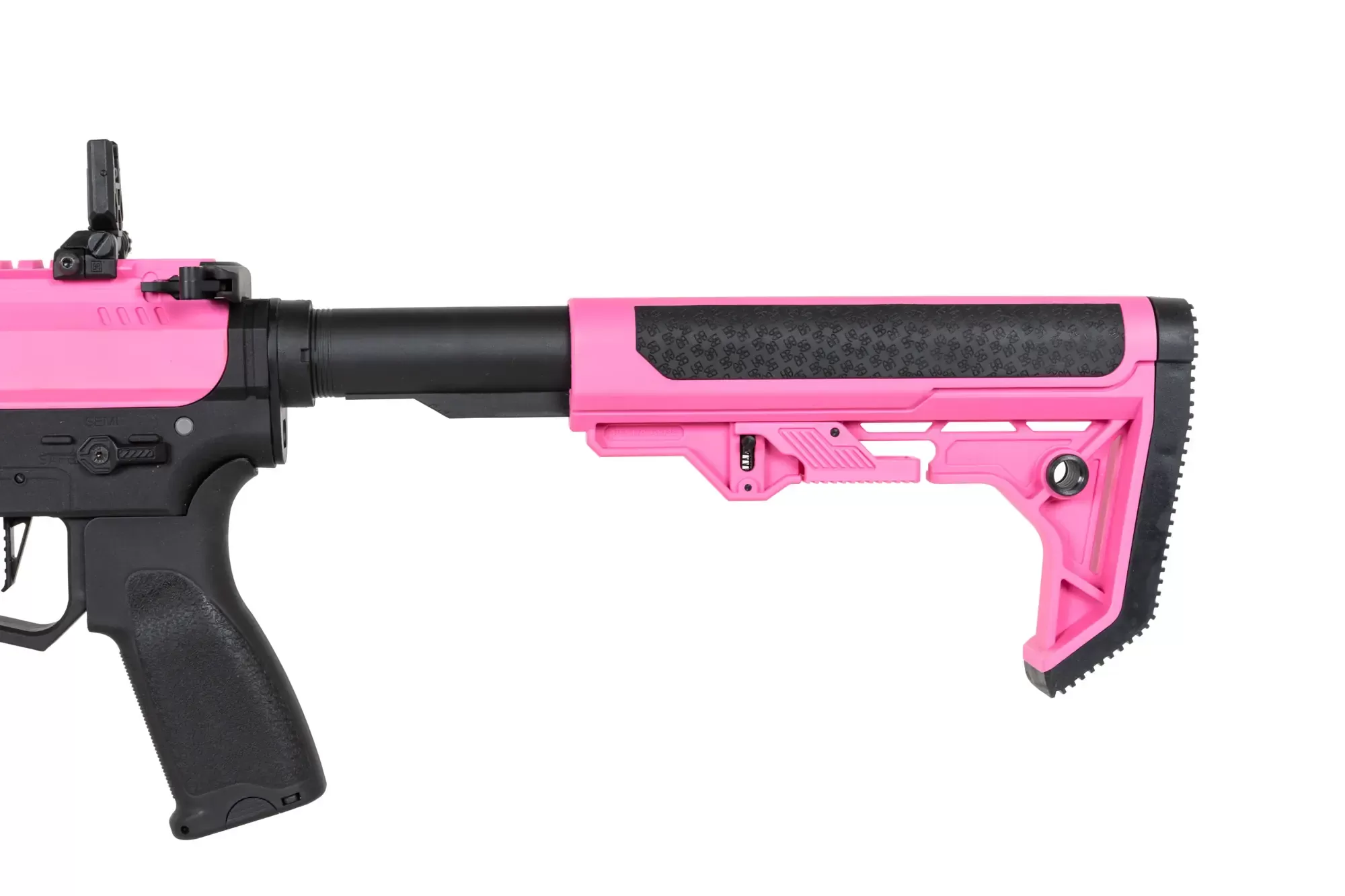 Airsoftová zbraň Specna Arms SA-FX02 FLEX™ HAL ETU (oranžové úsťové ústrojí) - růžová